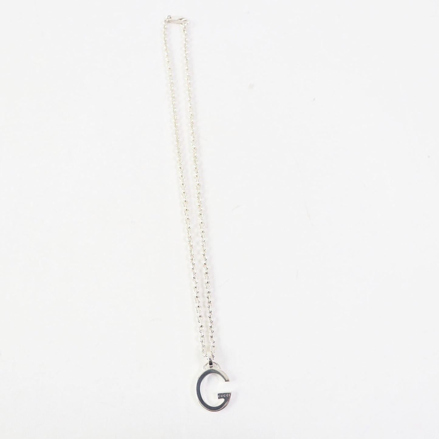 GUCCI Necklace 233936 AG925 Silver G plate