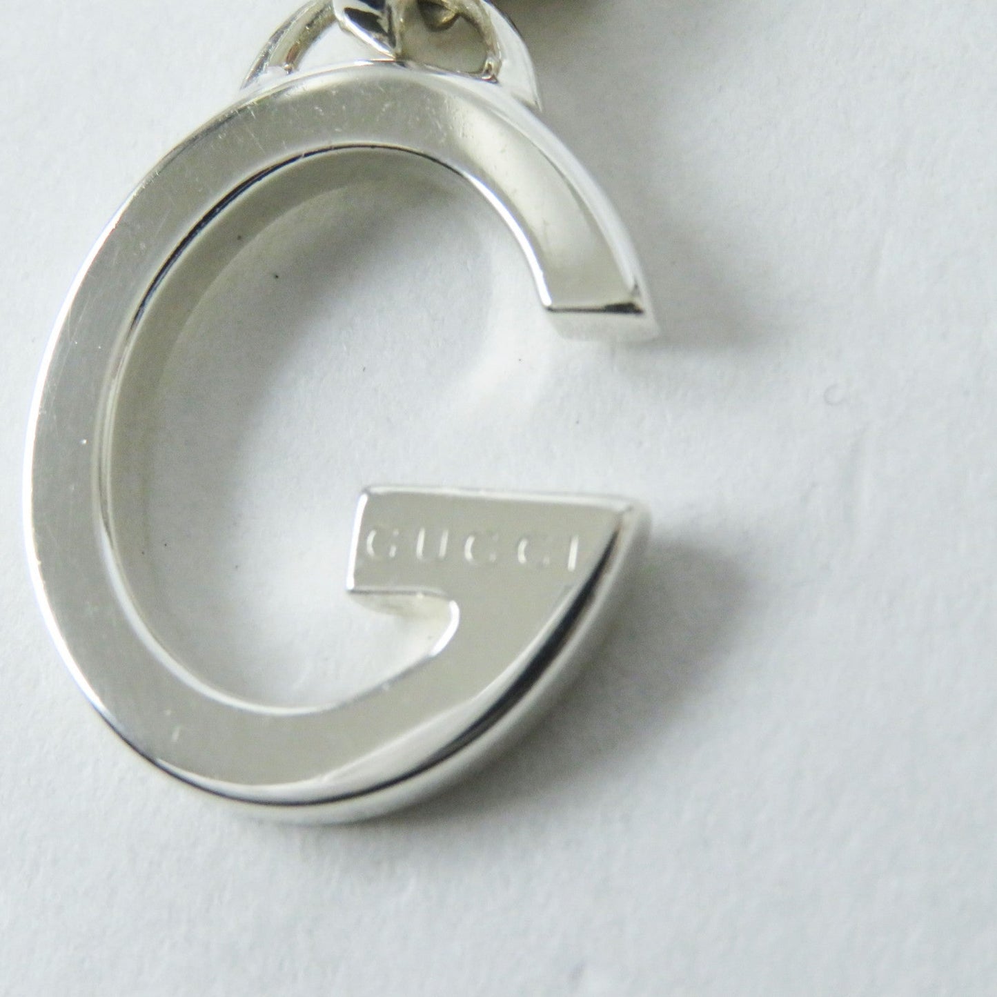 GUCCI Necklace 233936 AG925 Silver G plate