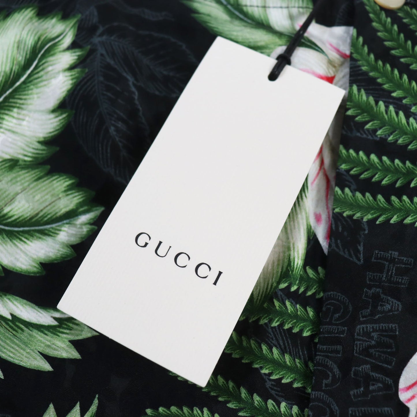 GUCCI Shorts 619073 Rayon Black type Hawaiian Viscose Shorts 46