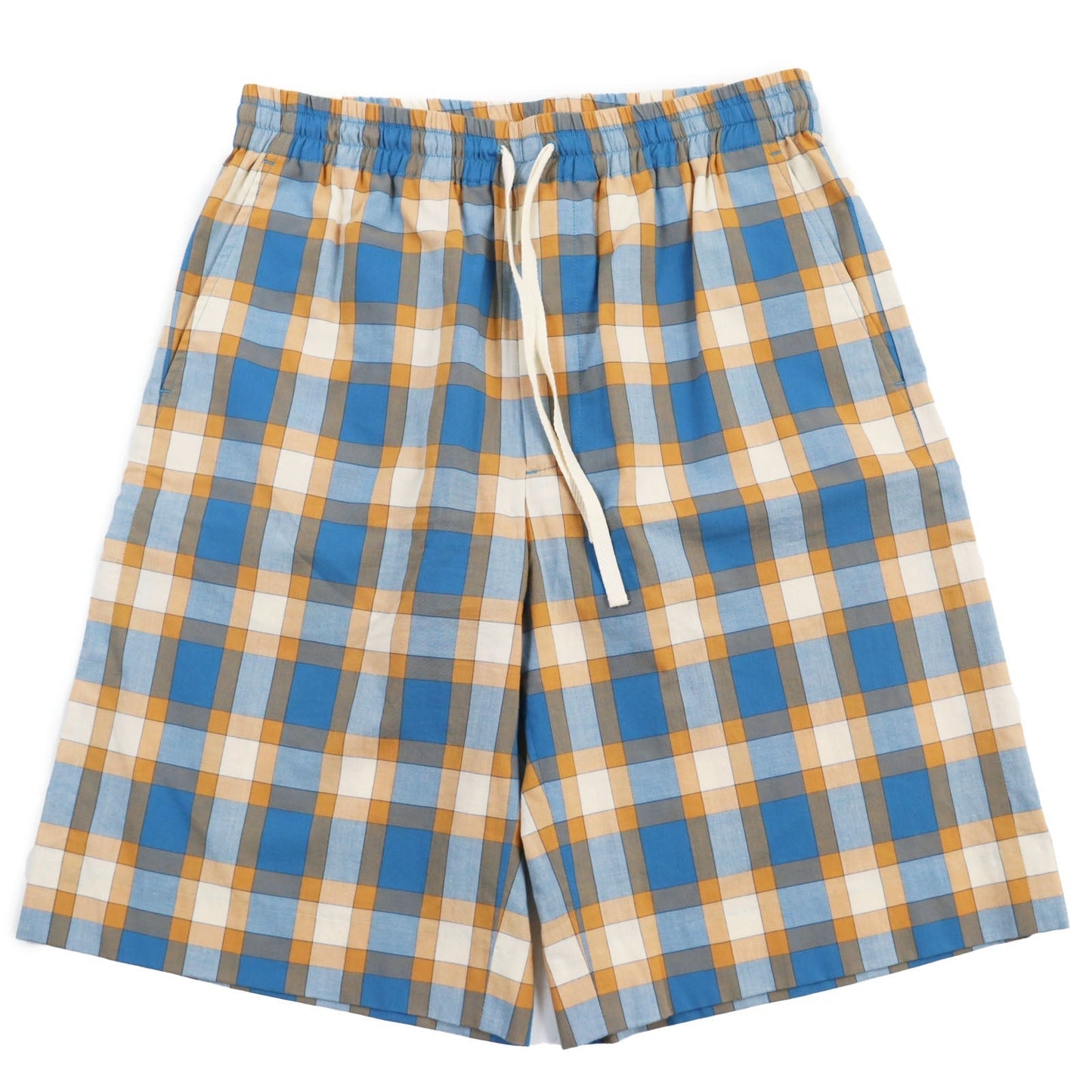 GUCCI Shorts 654859 cotton multicolor Madras Check Shorts 44