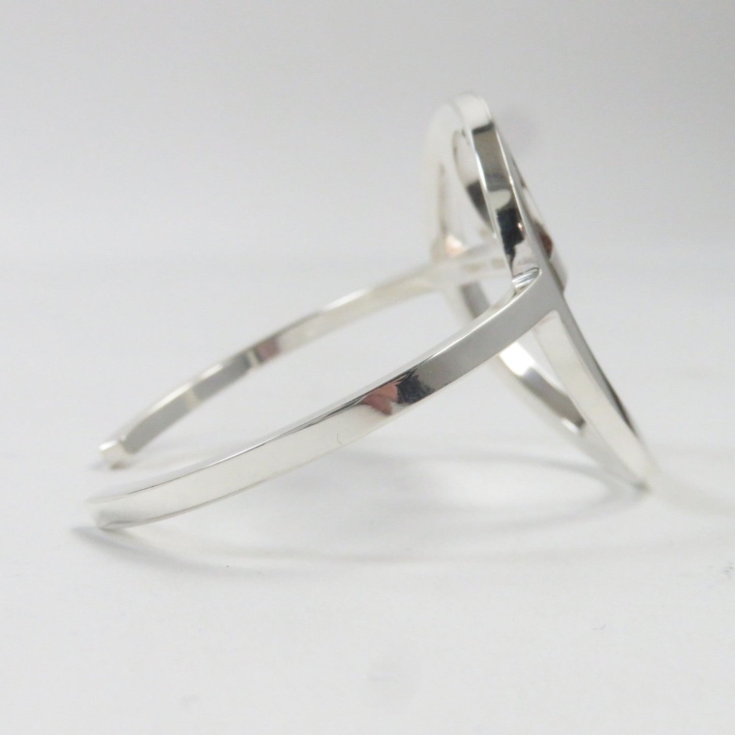 HERMES Bangle AG925 Silver Chene Dunkle Game