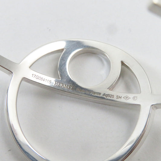 HERMES Bangle AG925 Silver Chene Dunkle Game