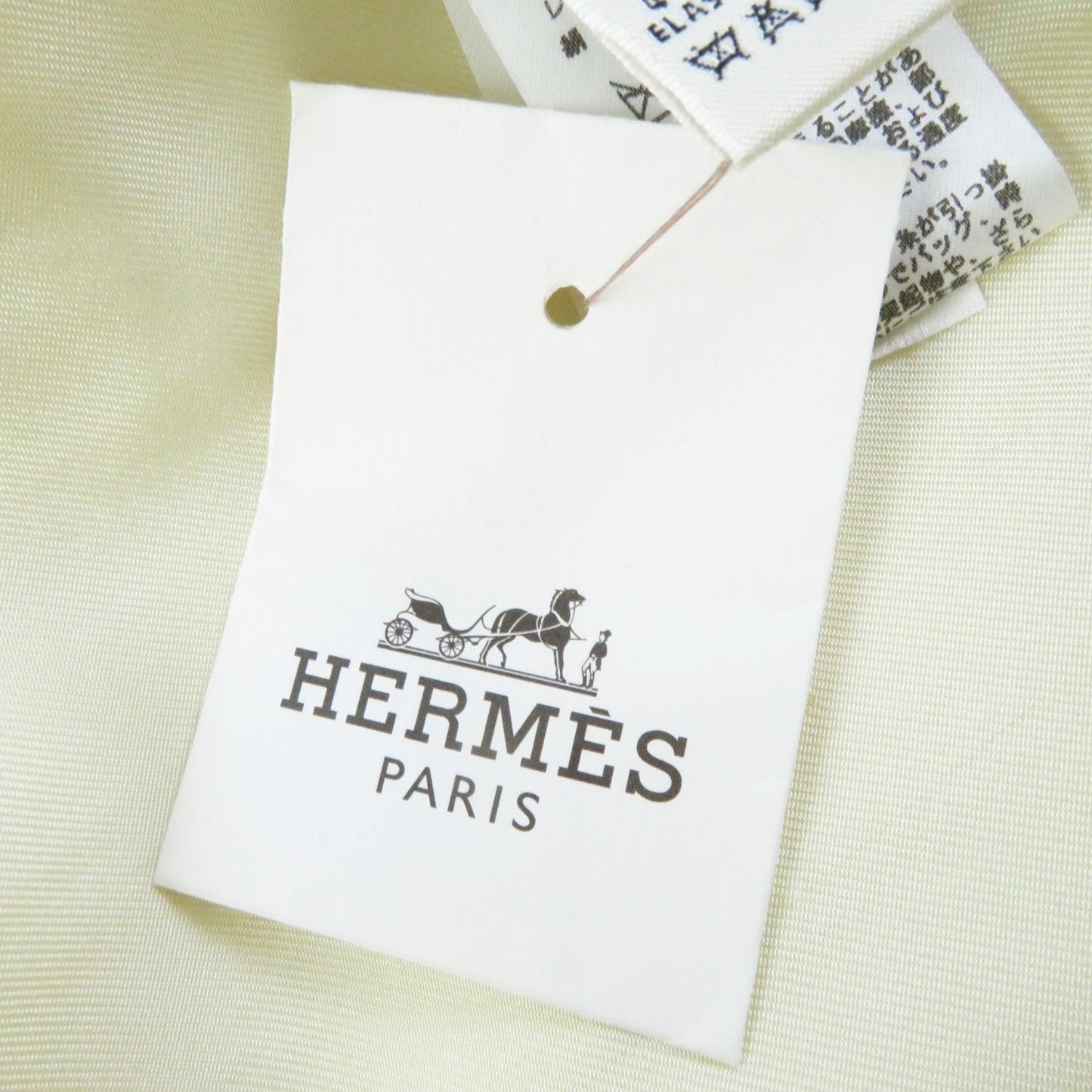 HERMES No color jacket Outer: 96% wool, Outer: 4% polyurethane, Lining: 65% rayon, Lining: 35% silk Ivory Women 36 Used