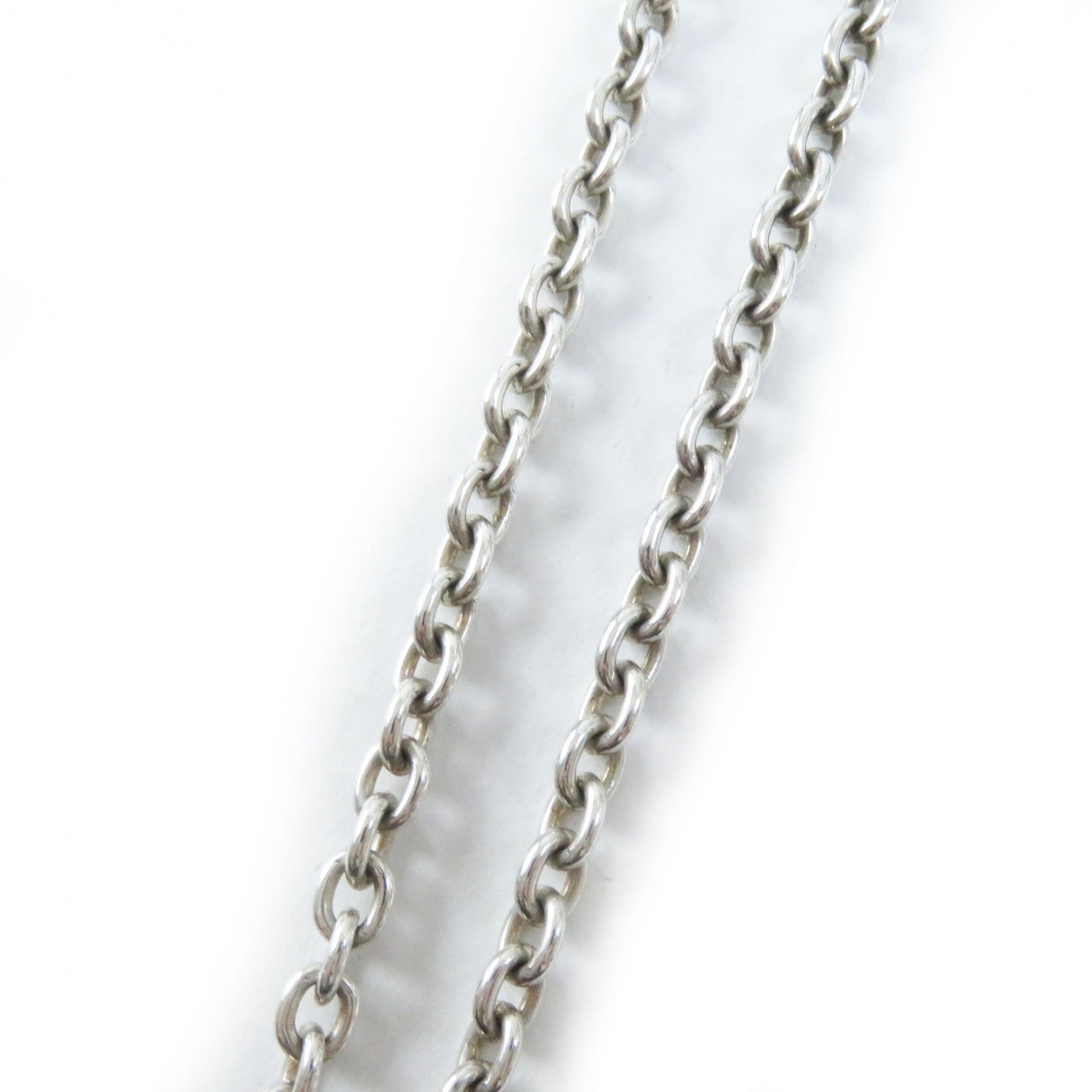 GUCCI Necklace 190484-J8400-8106 AG925 Silver Interlocking Double G