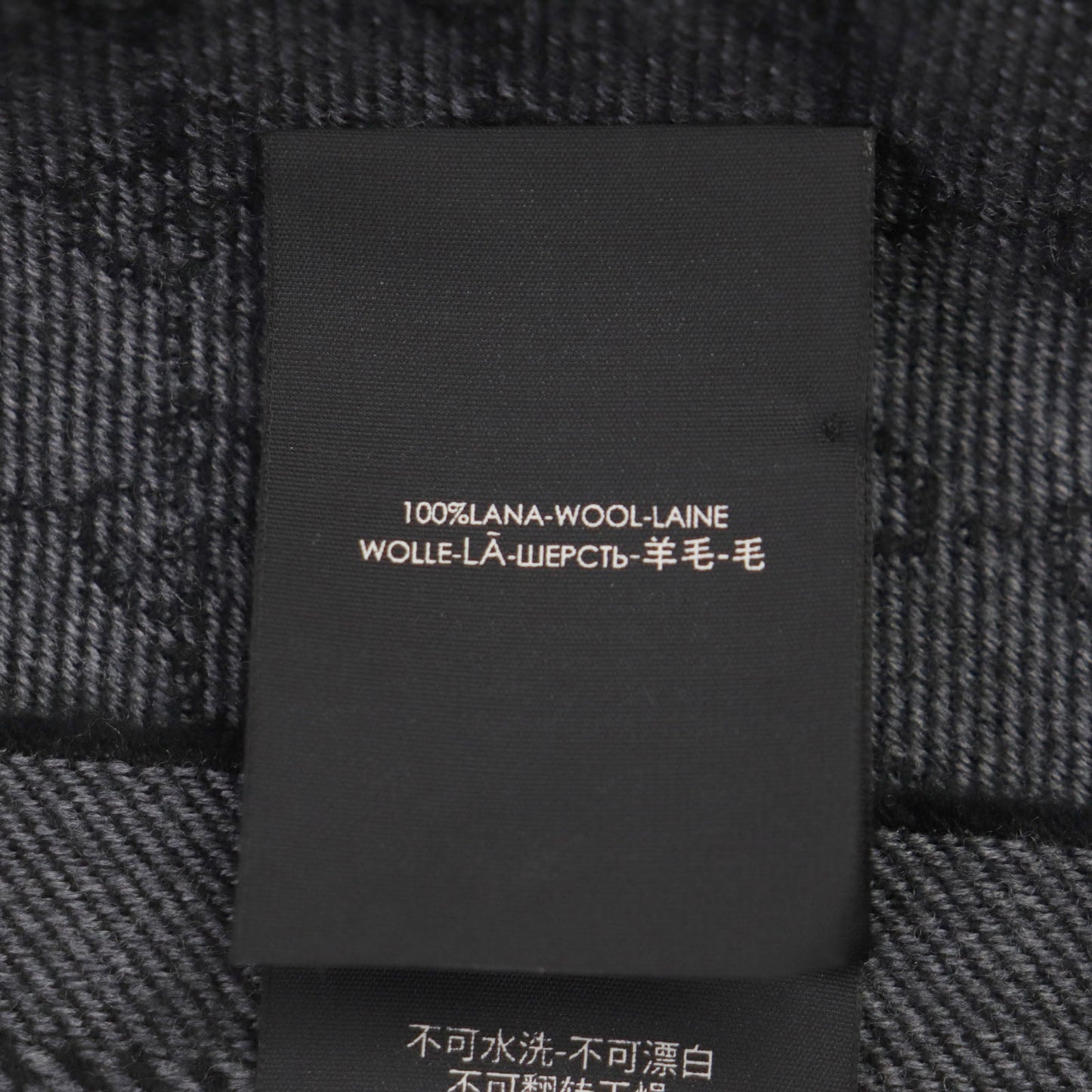 GUCCI Scarf 402093 Main: 100% wool Gray black mens Used
