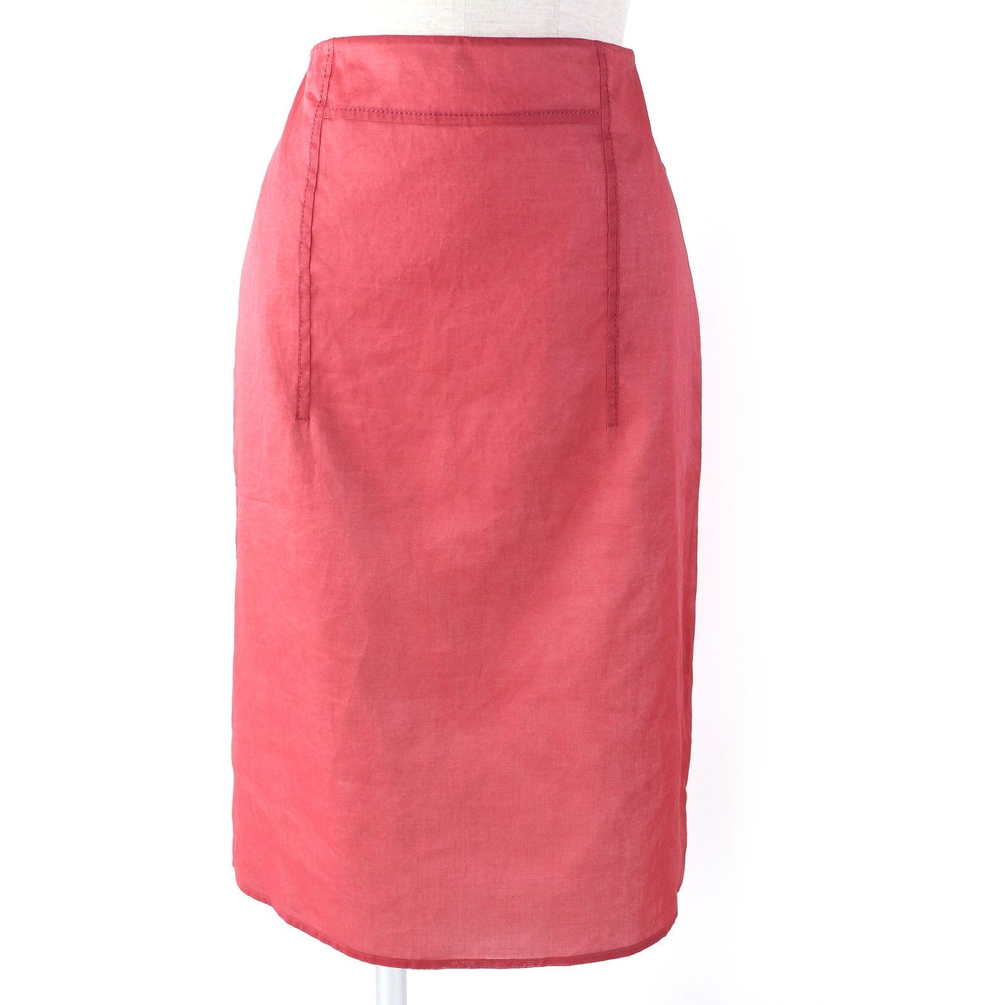 HERMES Tight Skirt cotton pink 34