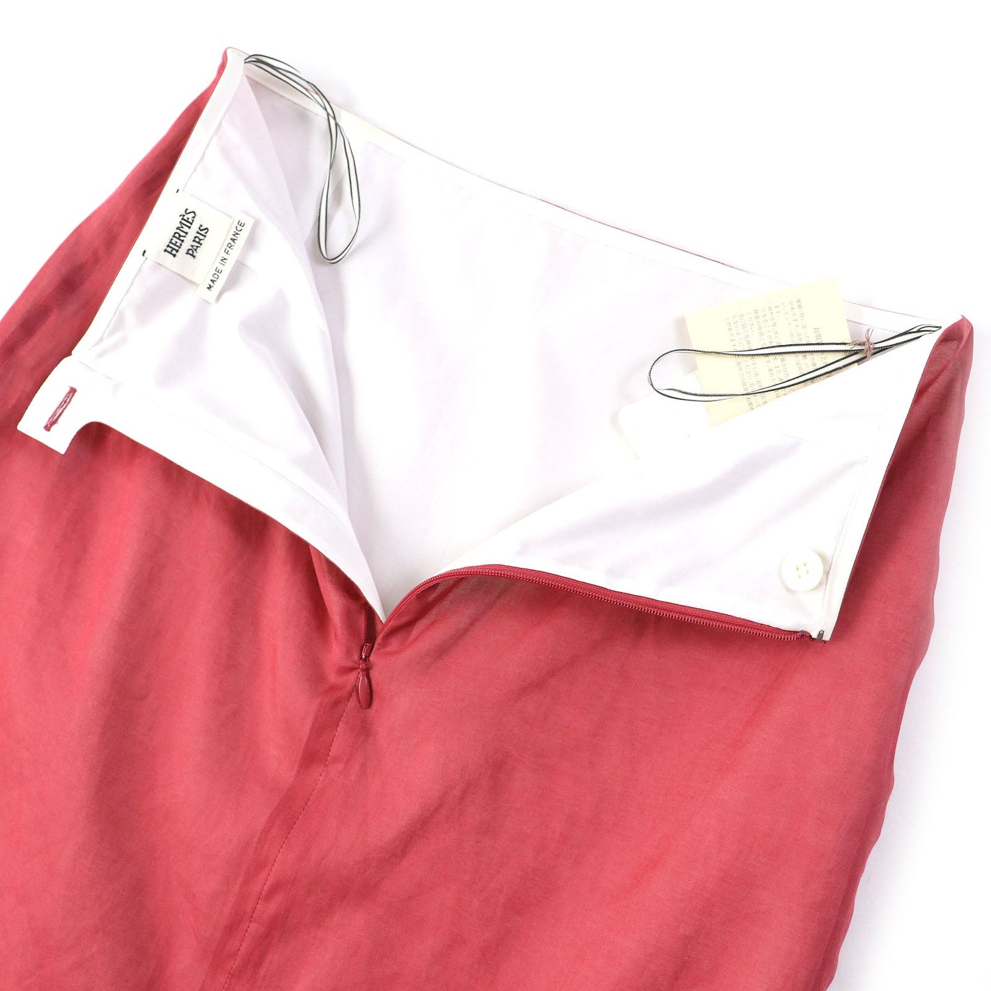 HERMES Tight Skirt cotton pink 34