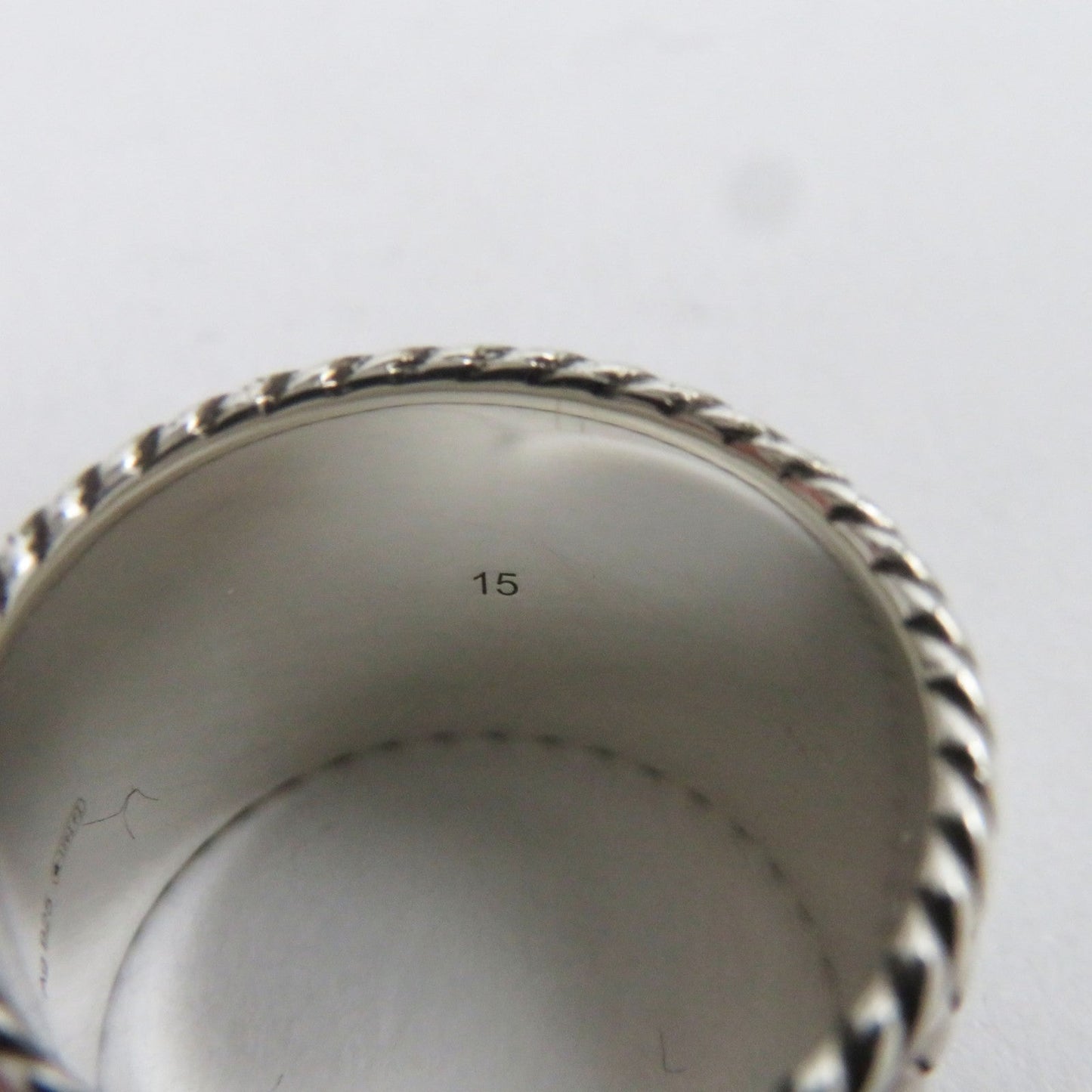 GUCCI Ring 627753 AG925 Silver GG Marmont