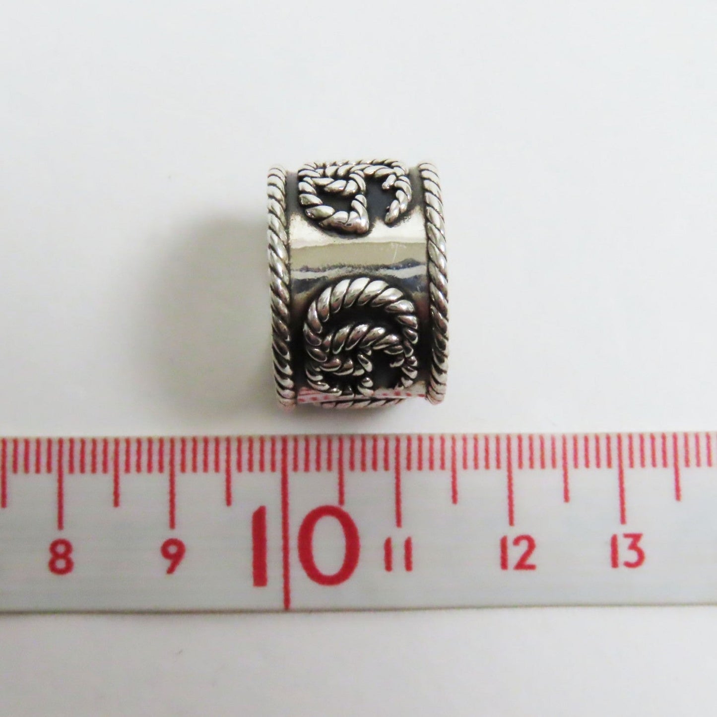 GUCCI Ring 627753 AG925 Silver GG Marmont