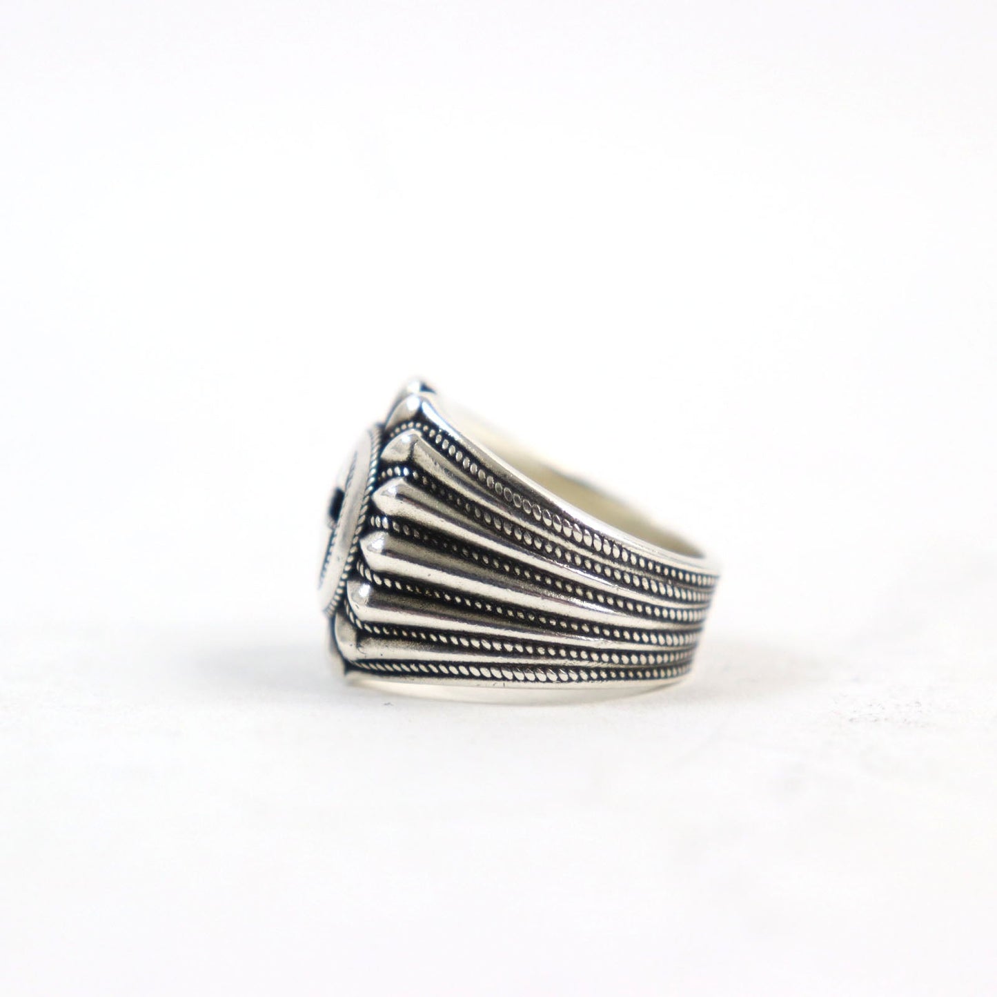 GUCCI Ring AG925 Silver Engraving Interlocking G