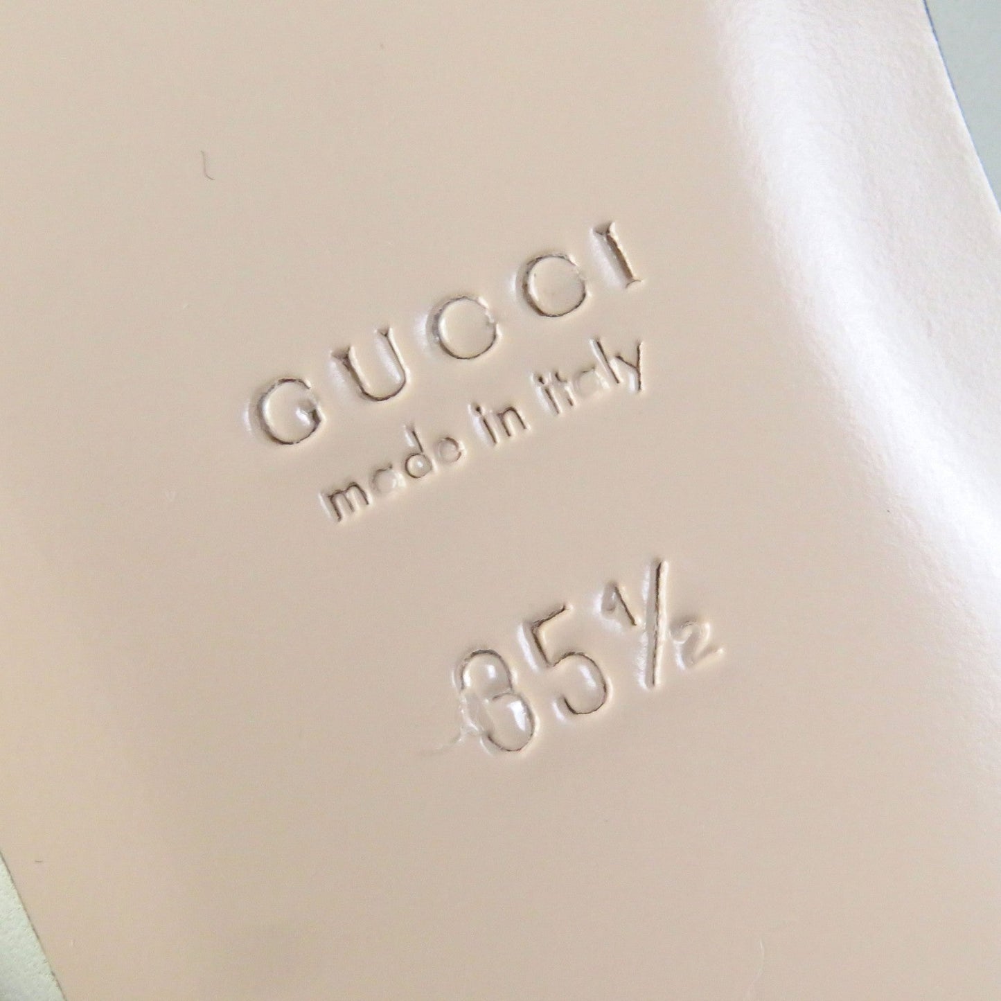 GUCCI pumps 621161 leather Ivory 35.5