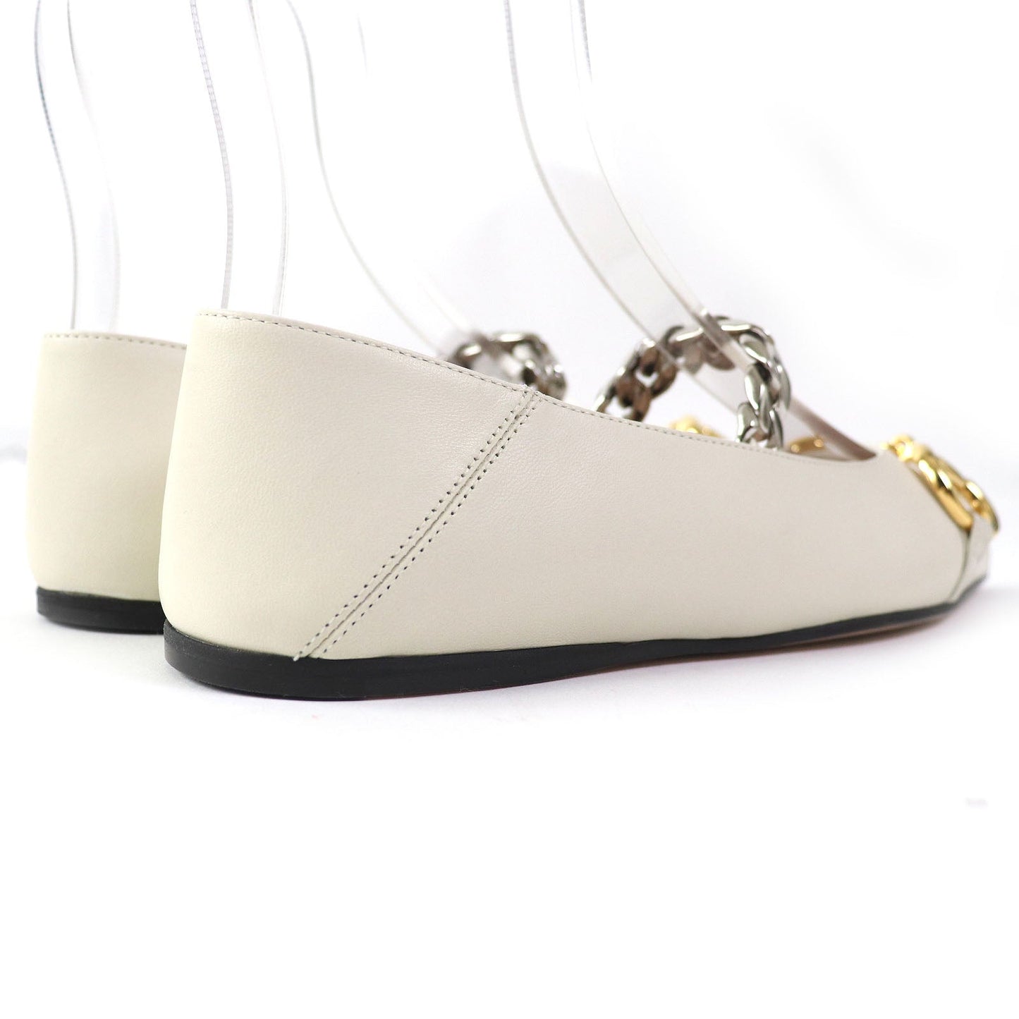 GUCCI pumps 621161 leather Ivory 35.5