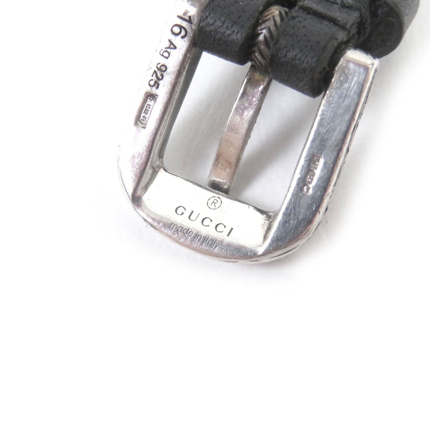 GUCCI bracelet AG925 Silver black