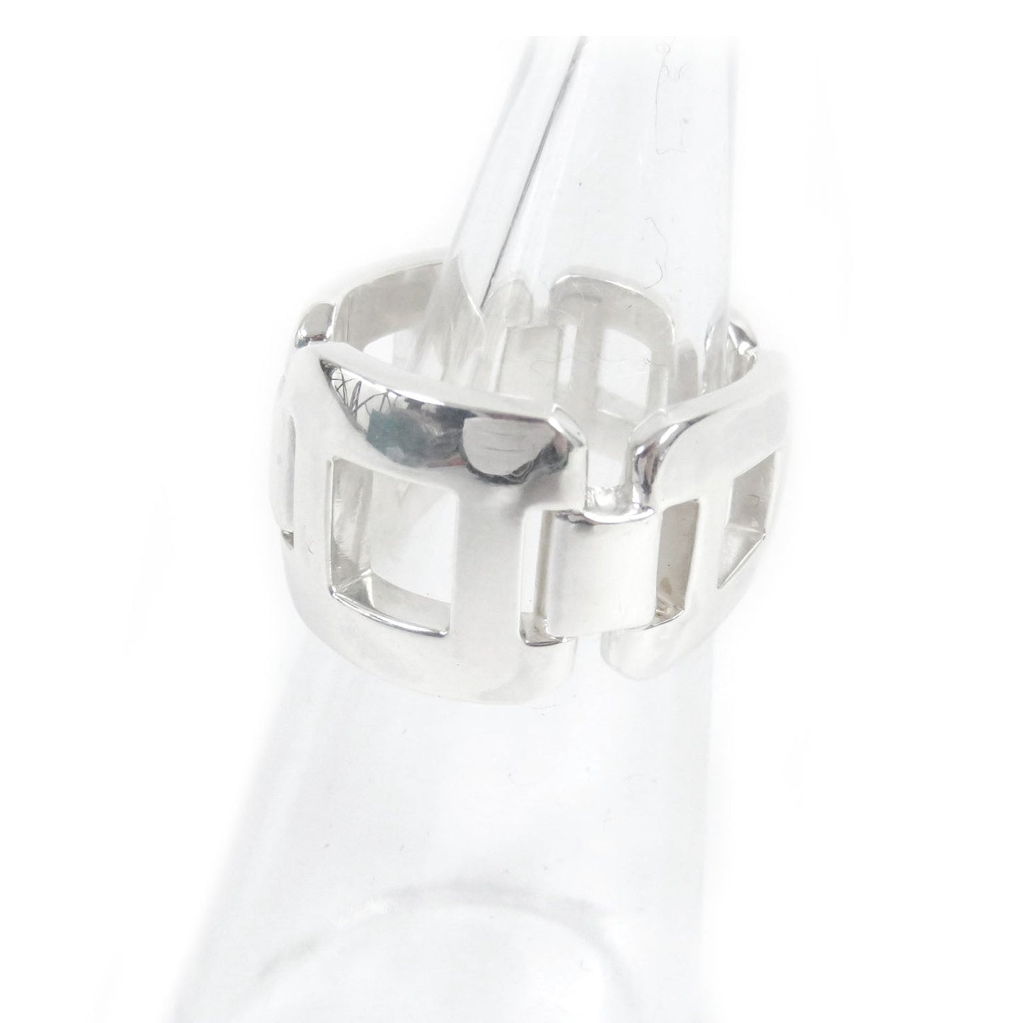 HERMES Ring Main:SV925 Silver mens 52 Used