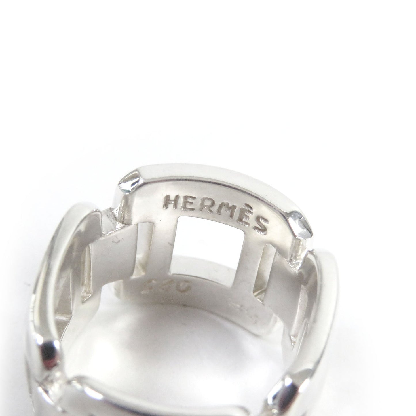 HERMES Ring Main:SV925 Silver mens 52 Used