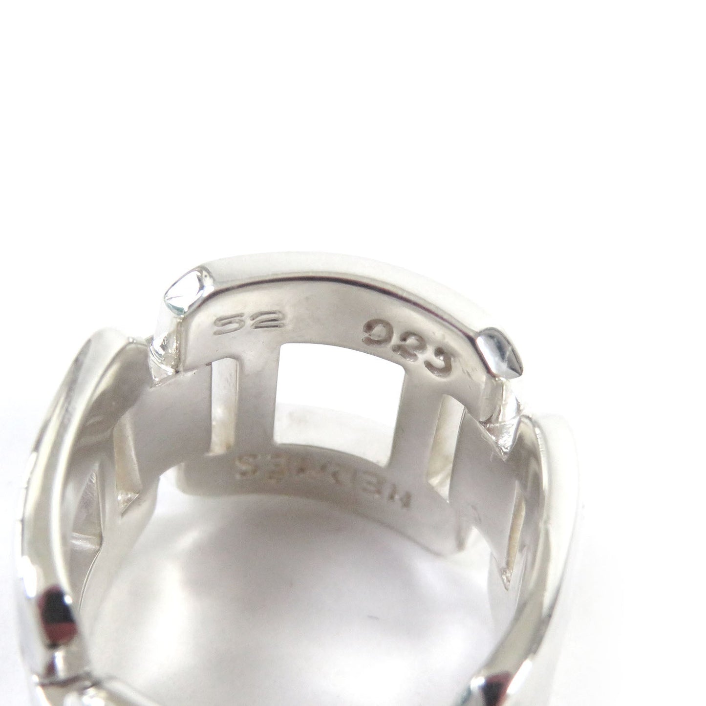 HERMES Ring Main:SV925 Silver mens 52 Used