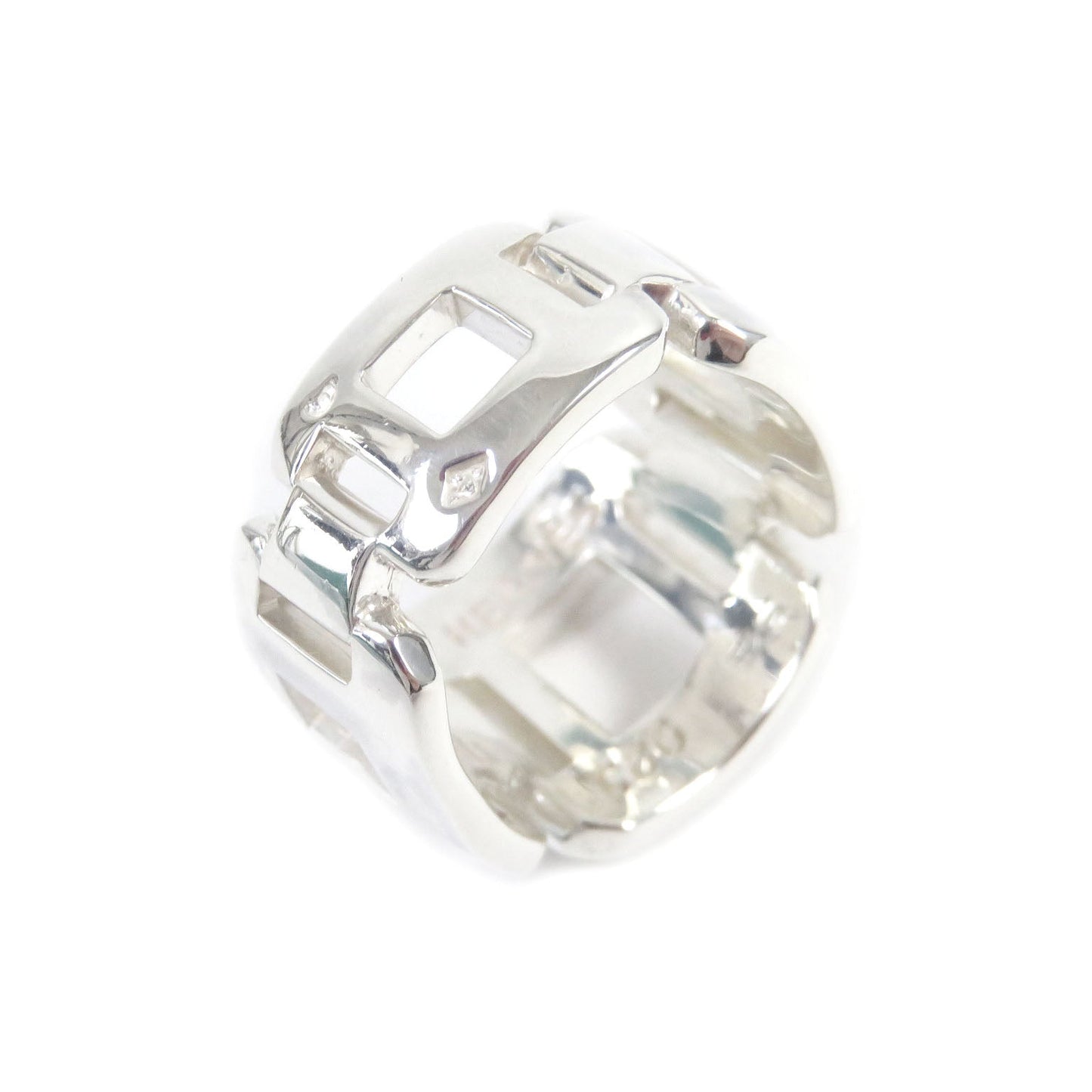 HERMES Ring Main:SV925 Silver mens 52 Used