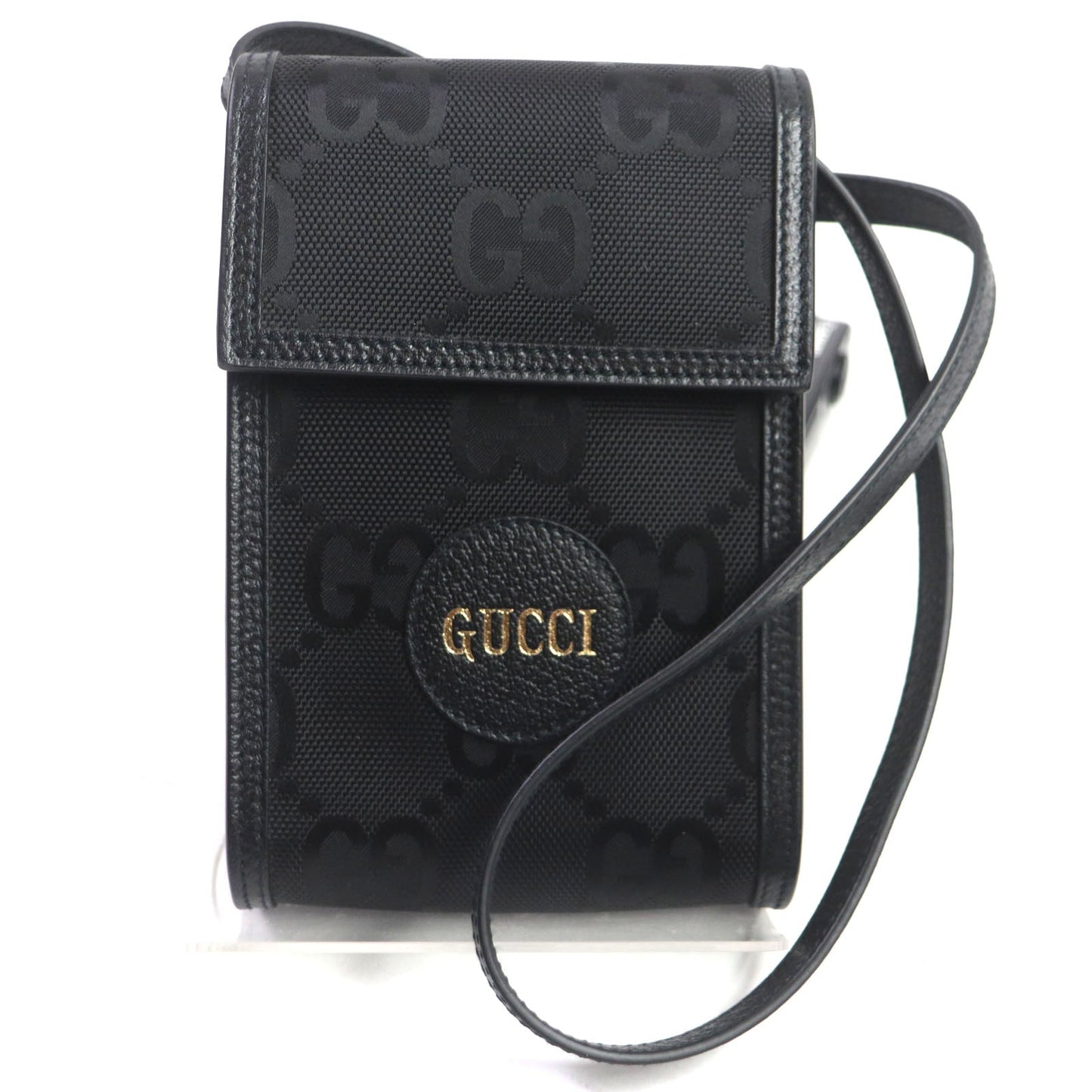 GUCCI Shoulder Bag 625599 Main: Nylon, Main: Leather black Off the Grid Mini mens Used