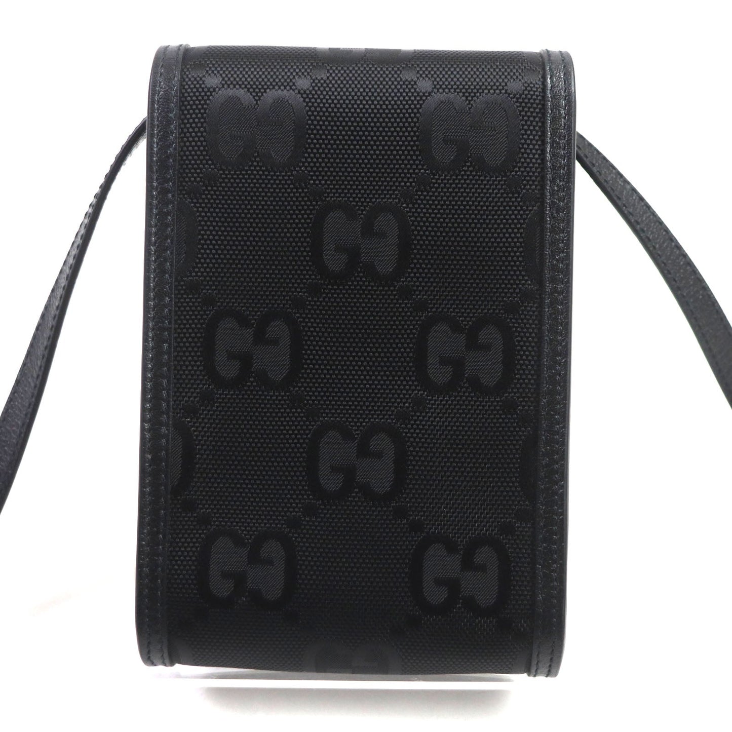 GUCCI Shoulder Bag 625599 Main: Nylon, Main: Leather black Off the Grid Mini mens Used