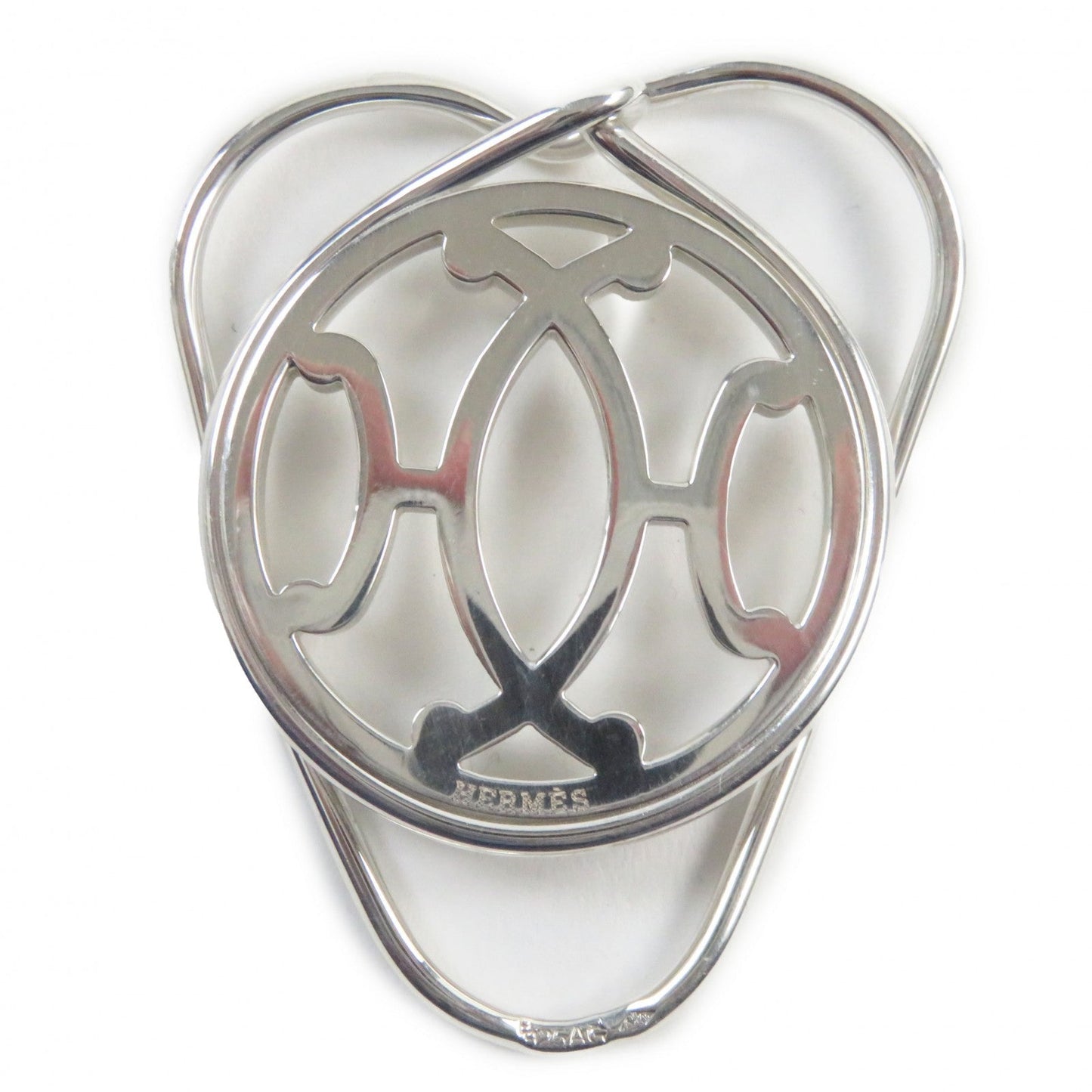 HERMES Money clip SV925 Silver kiss