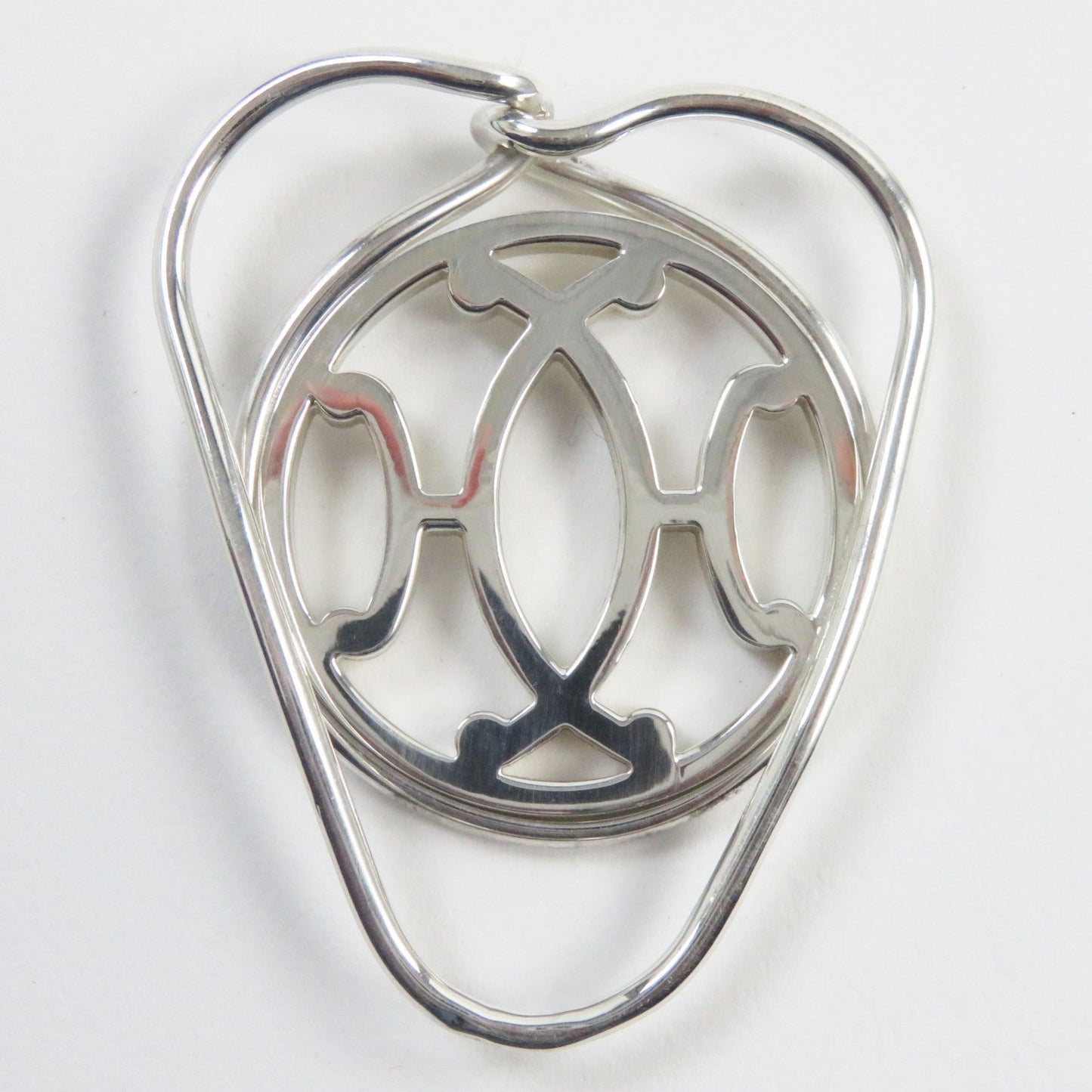 HERMES Money clip SV925 Silver kiss