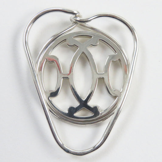 HERMES Money clip SV925 Silver kiss