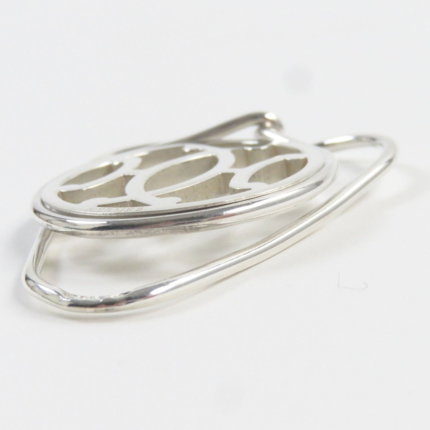 HERMES Money clip SV925 Silver kiss
