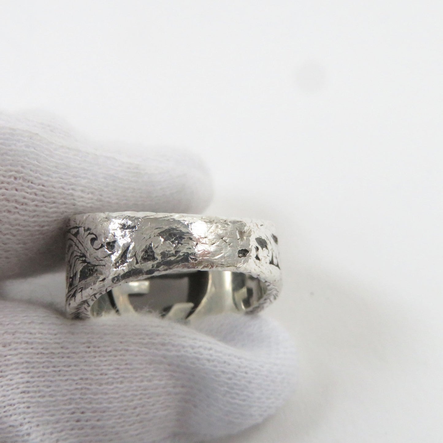 GUCCI Ring 455302-J8400-0811 AG925 Silver Arabesque Interlocking G