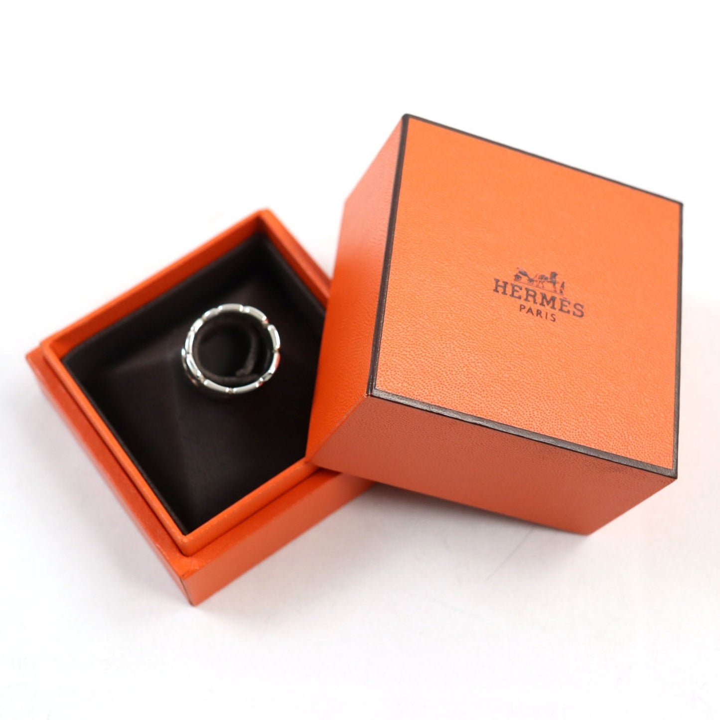 HERMES Ring AG925 Silver Niloticus Eclat 51