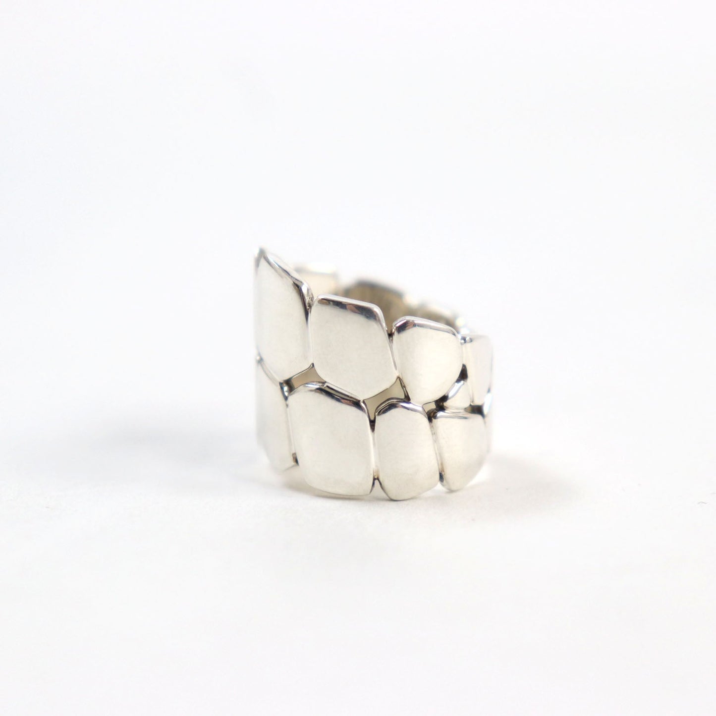 HERMES Ring AG925 Silver Niloticus Eclat 51
