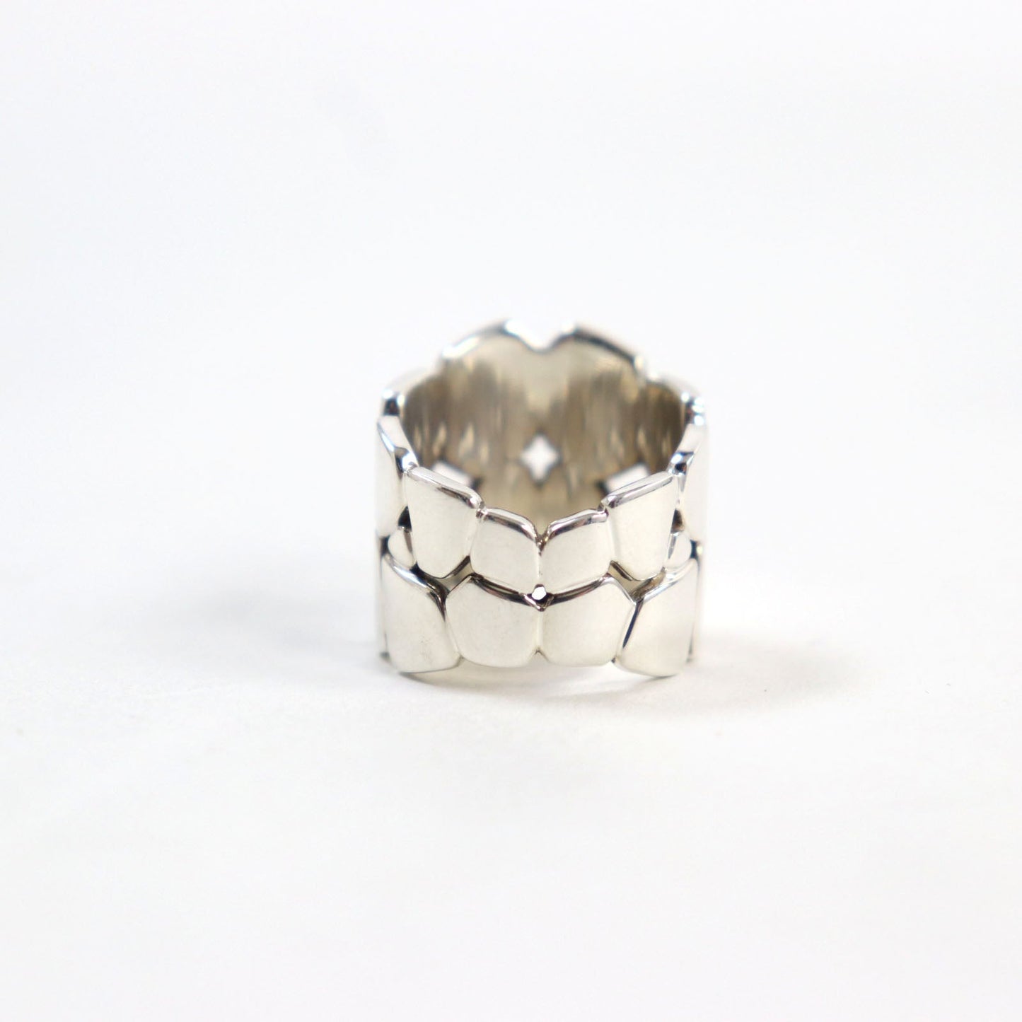 HERMES Ring AG925 Silver Niloticus Eclat 51