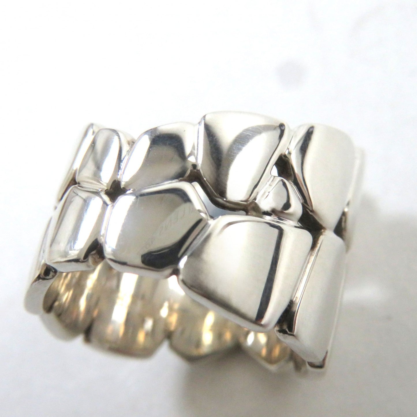 HERMES Ring AG925 Silver Niloticus Eclat 51
