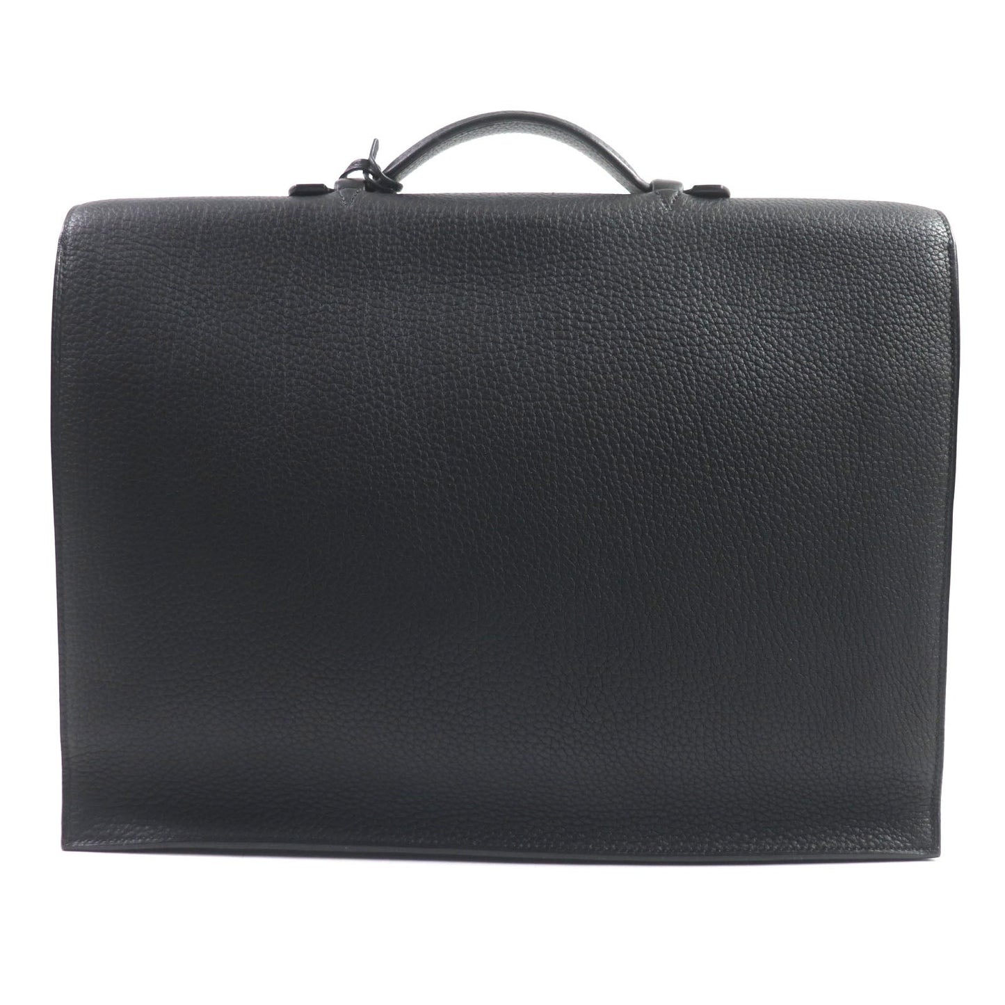 HERMES Briefcase Togo black Sac Adepeche 38 mens Used