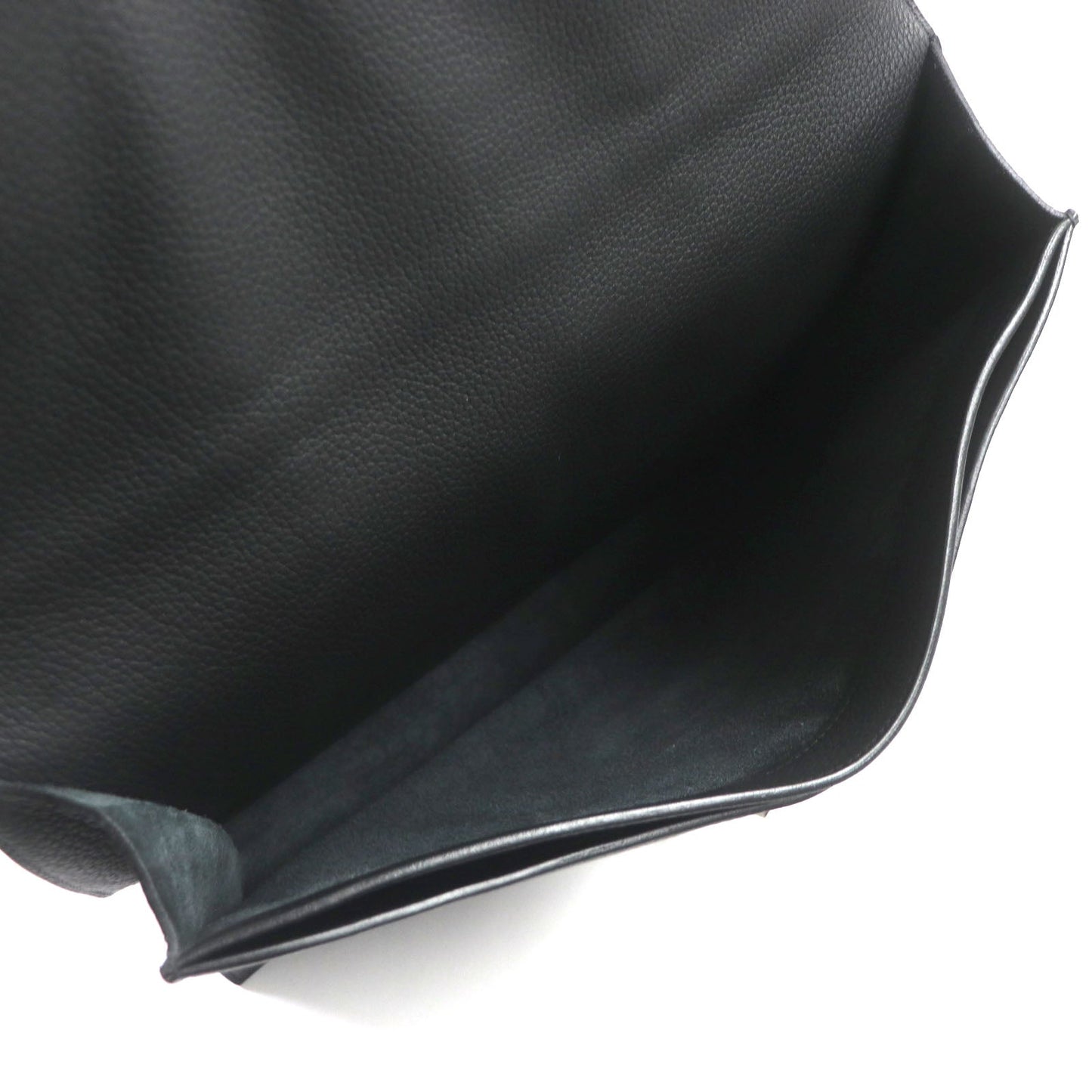 HERMES Briefcase Togo black Sac Adepeche 38 mens Used