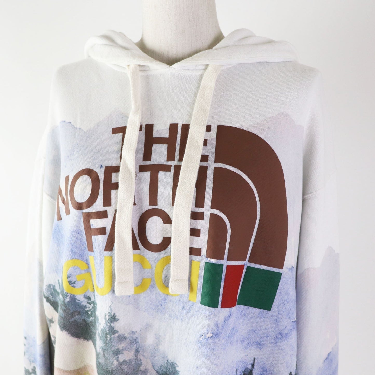 GUCCI Hoodie 672474 cotton Multi Trail Print sweatshirt Trail Print S