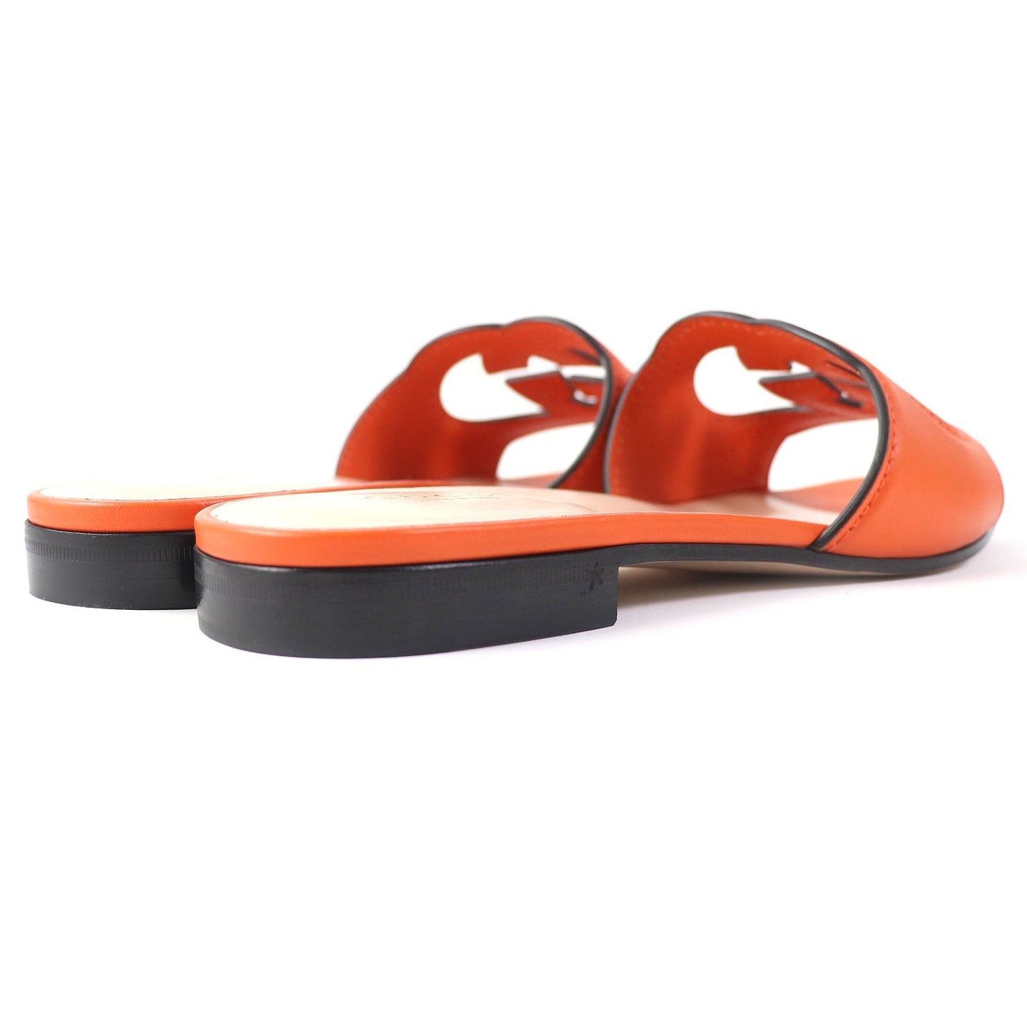 GUCCI Sandals 694451 leather Orange 36