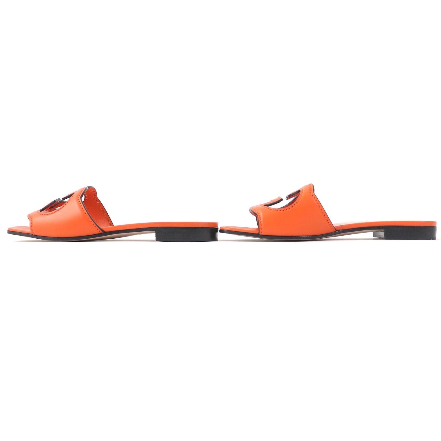GUCCI Sandals 694451 leather Orange 36