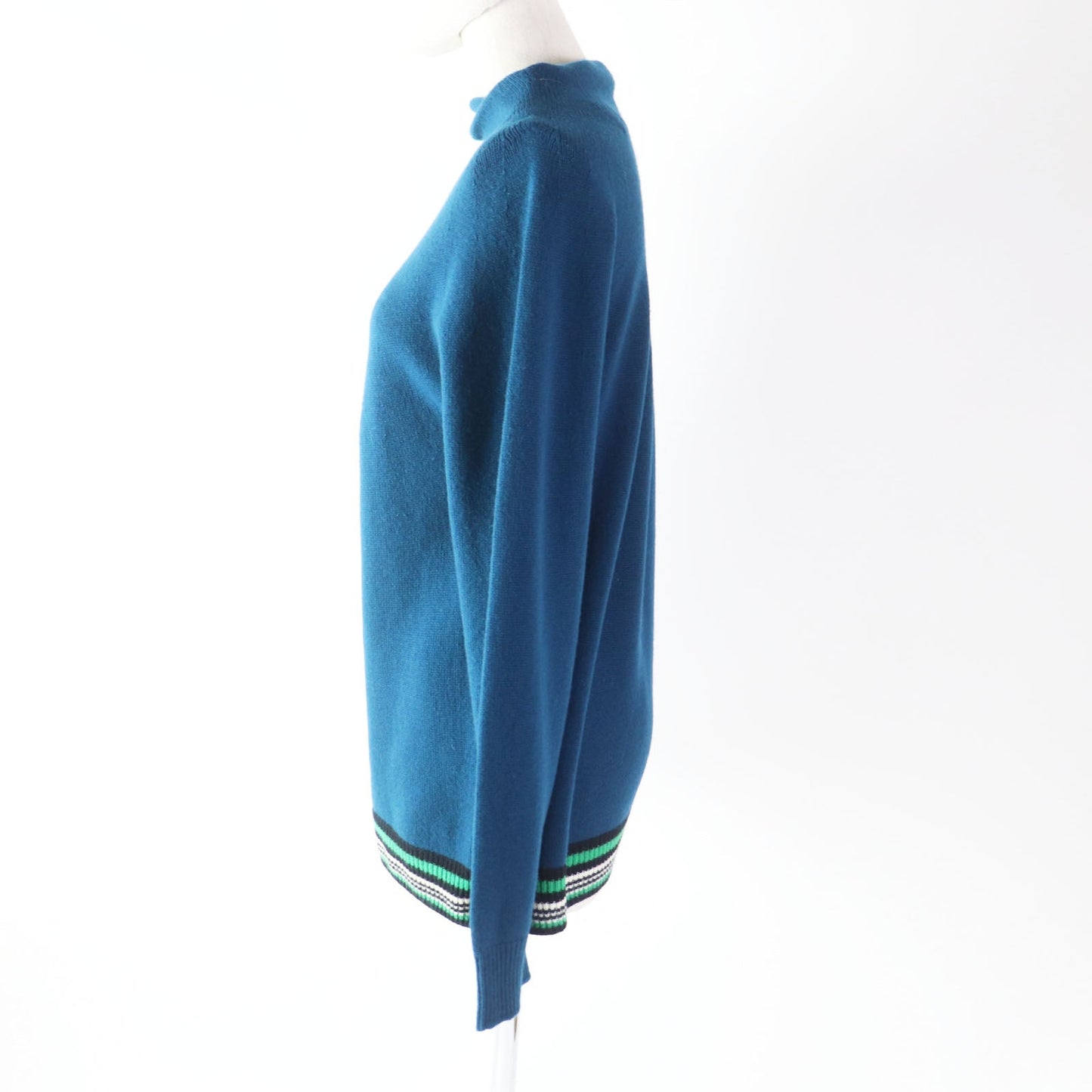 HERMES knit wool blue 36