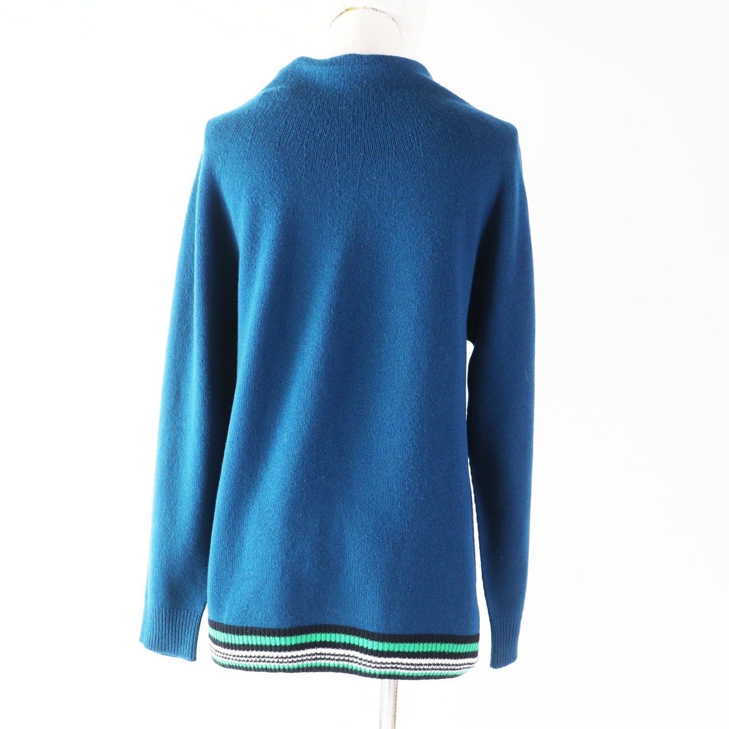 HERMES knit wool blue 36
