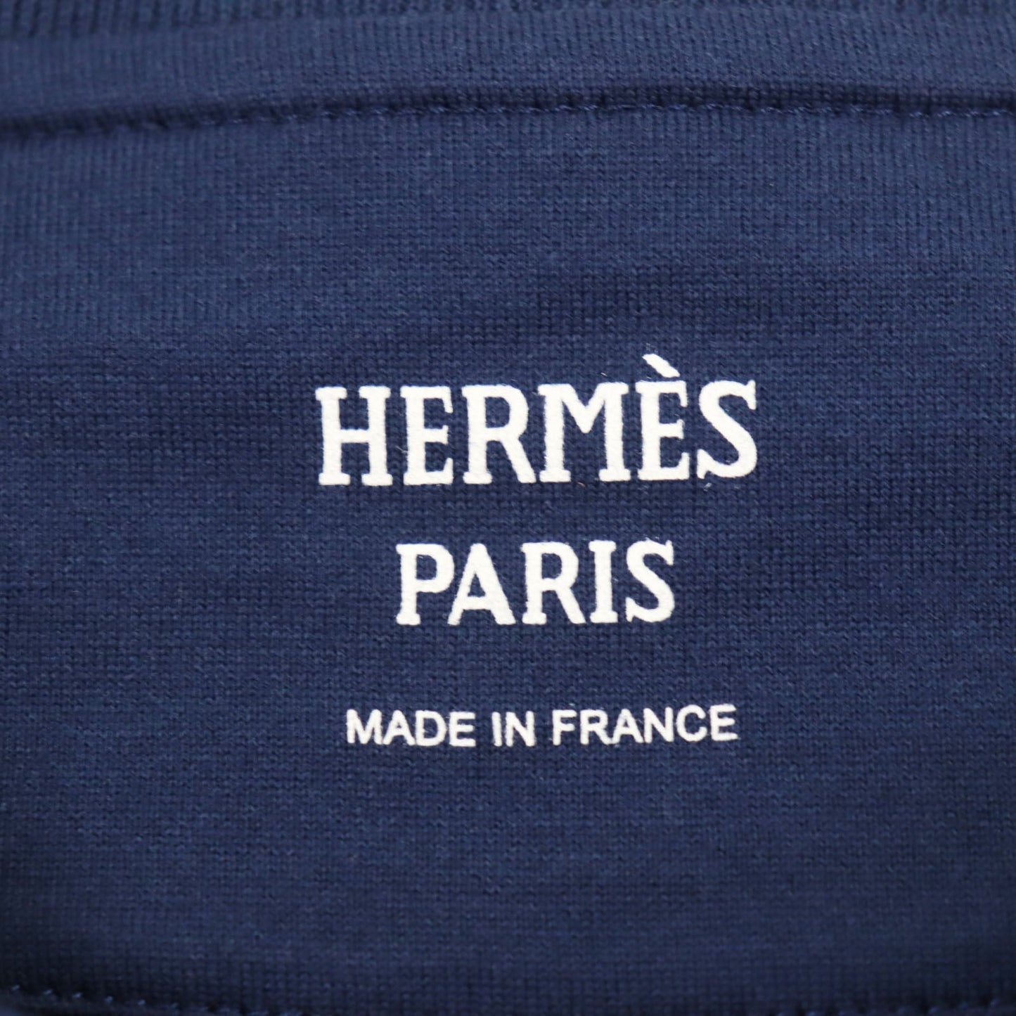HERMES Short sleeve T-shirt cotton blue 36