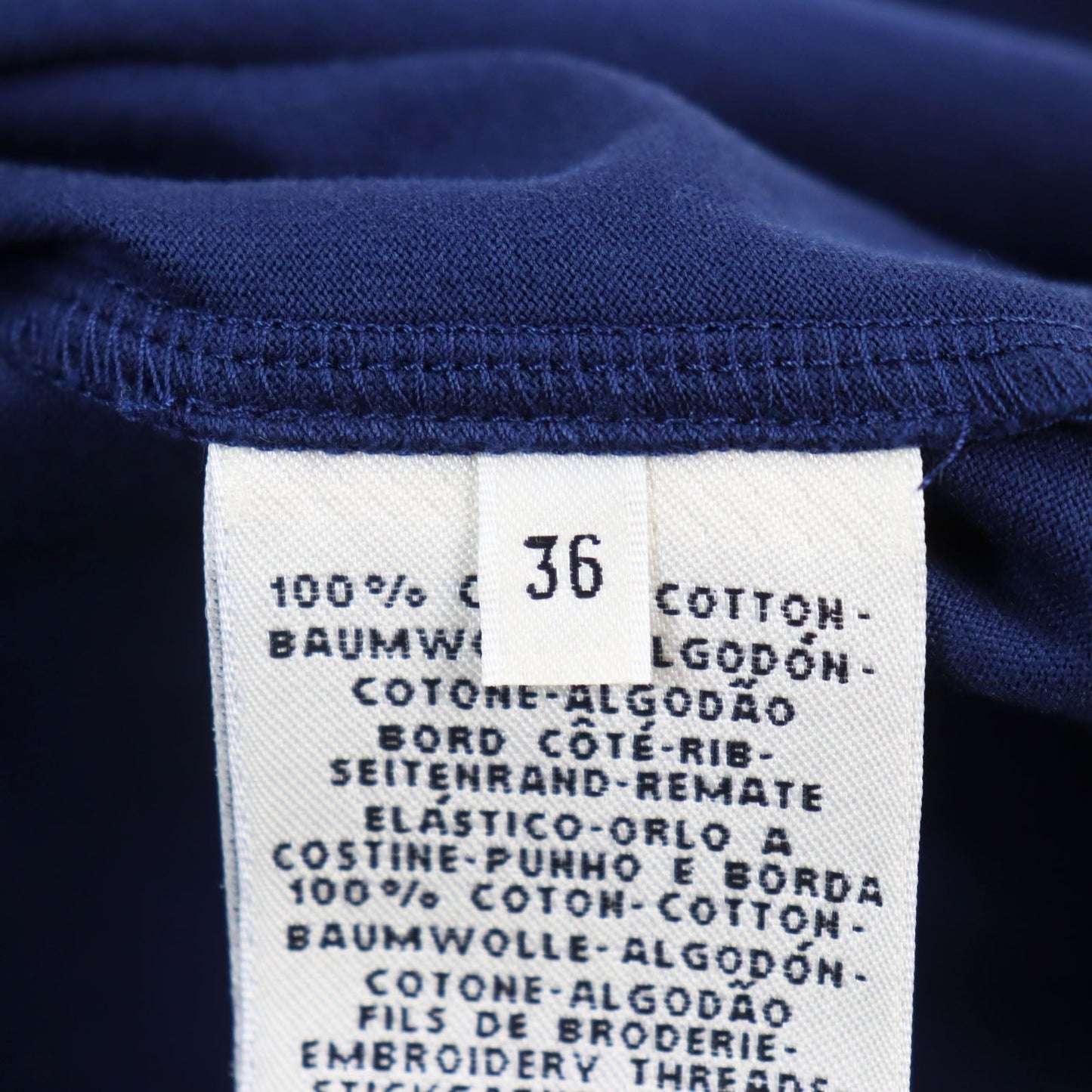 HERMES Short sleeve T-shirt cotton blue 36