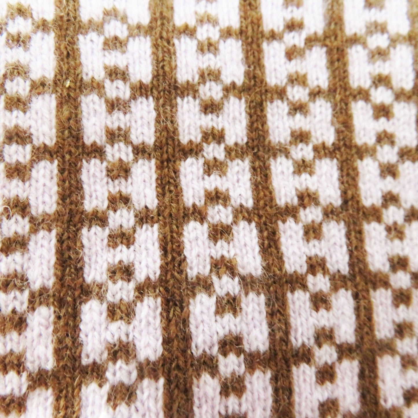 HERMES gloves cashmere Brown pink Hope M