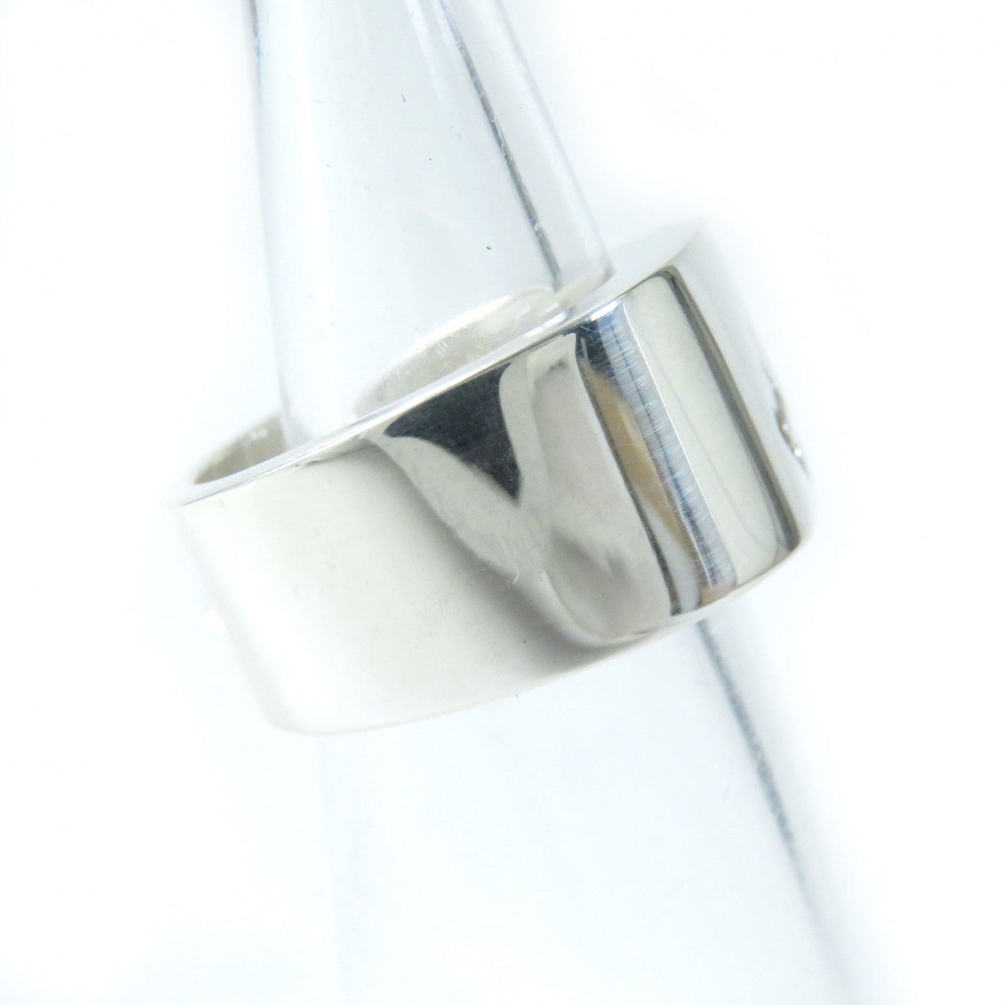 HERMES Ring SV925 Silver orange 50