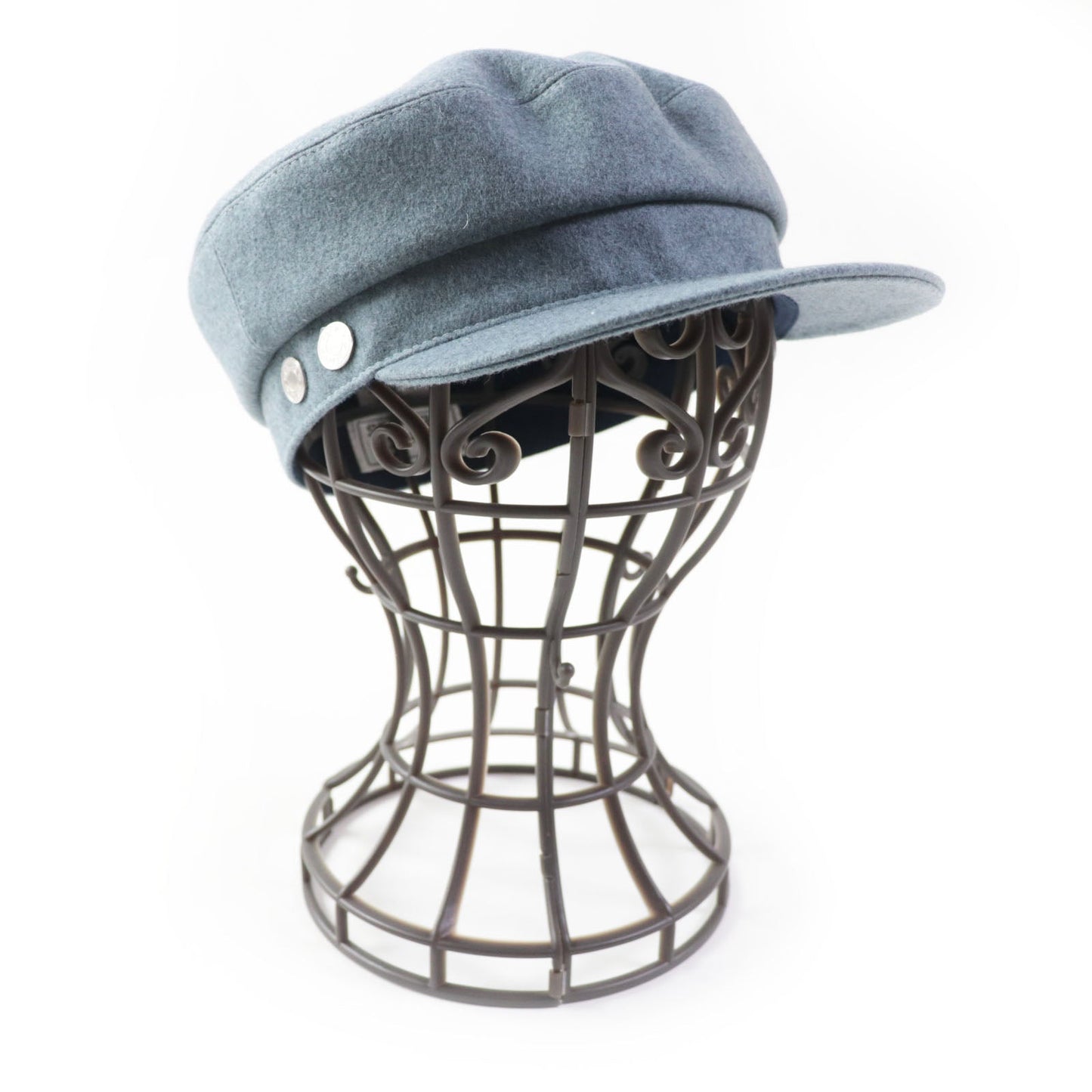 HERMES Casquette cashmere blue Dauville 57