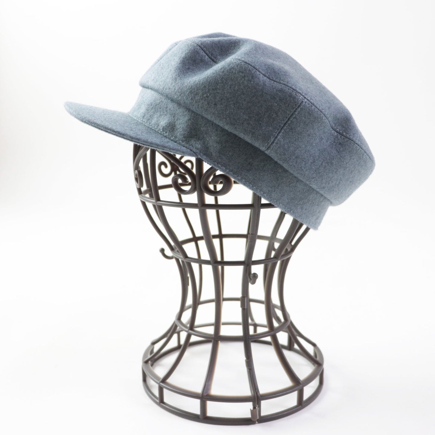 HERMES Casquette cashmere blue Dauville 57