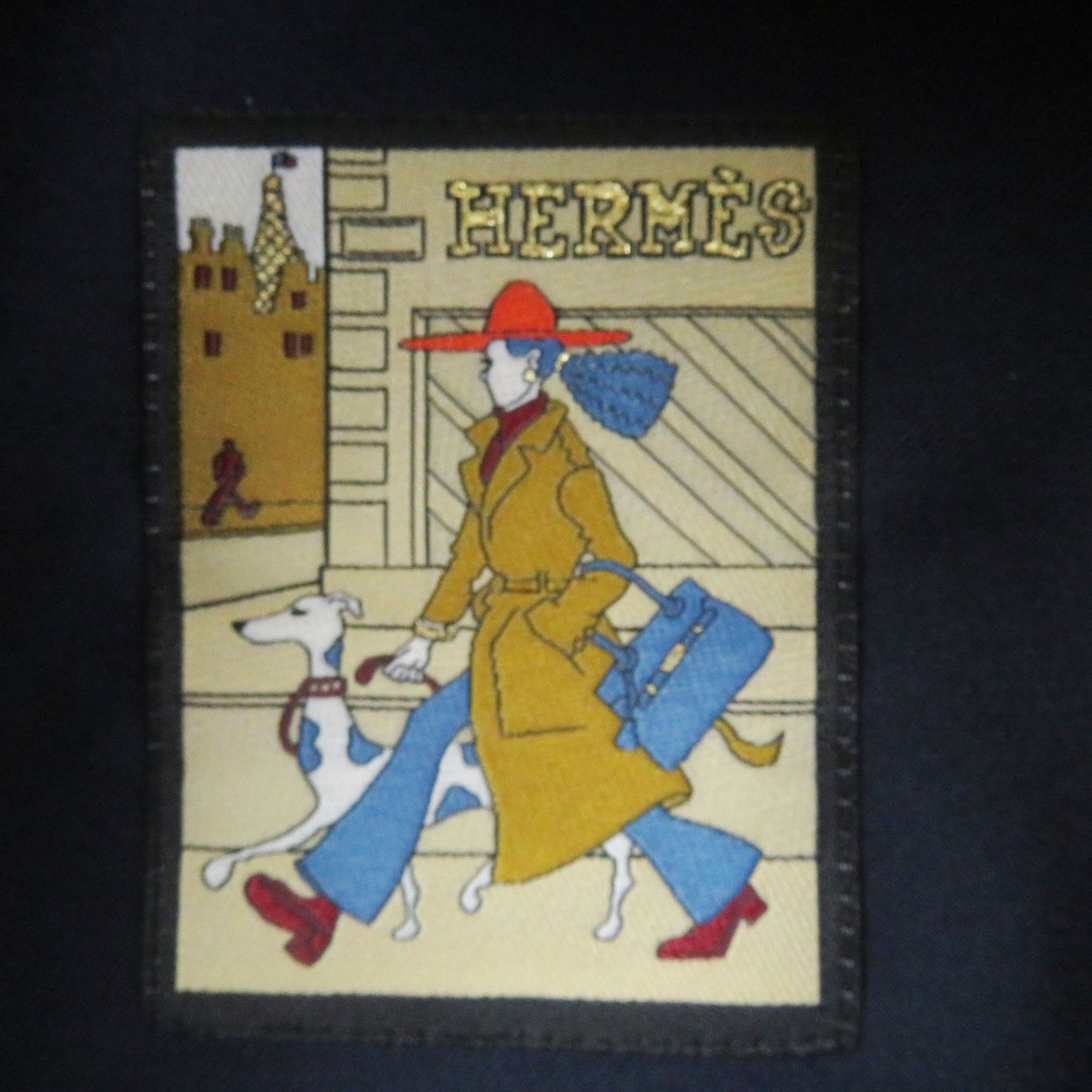 HERMES Casquette cashmere blue Dauville 57