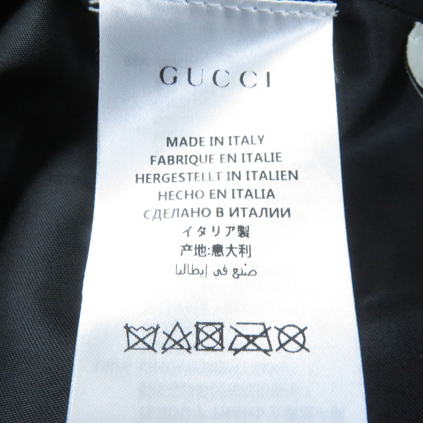 GUCCI Pleated skirt 511243 linen Black brown 40