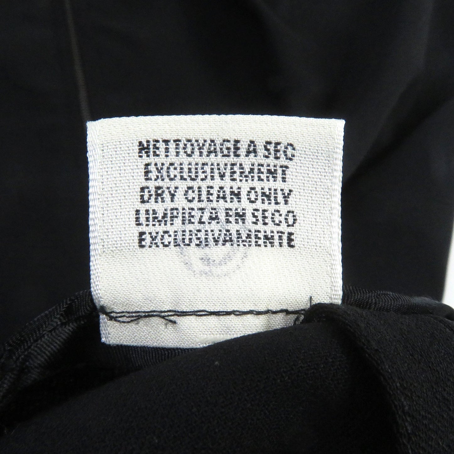 HERMES Tight Skirt Virgin wool black 42