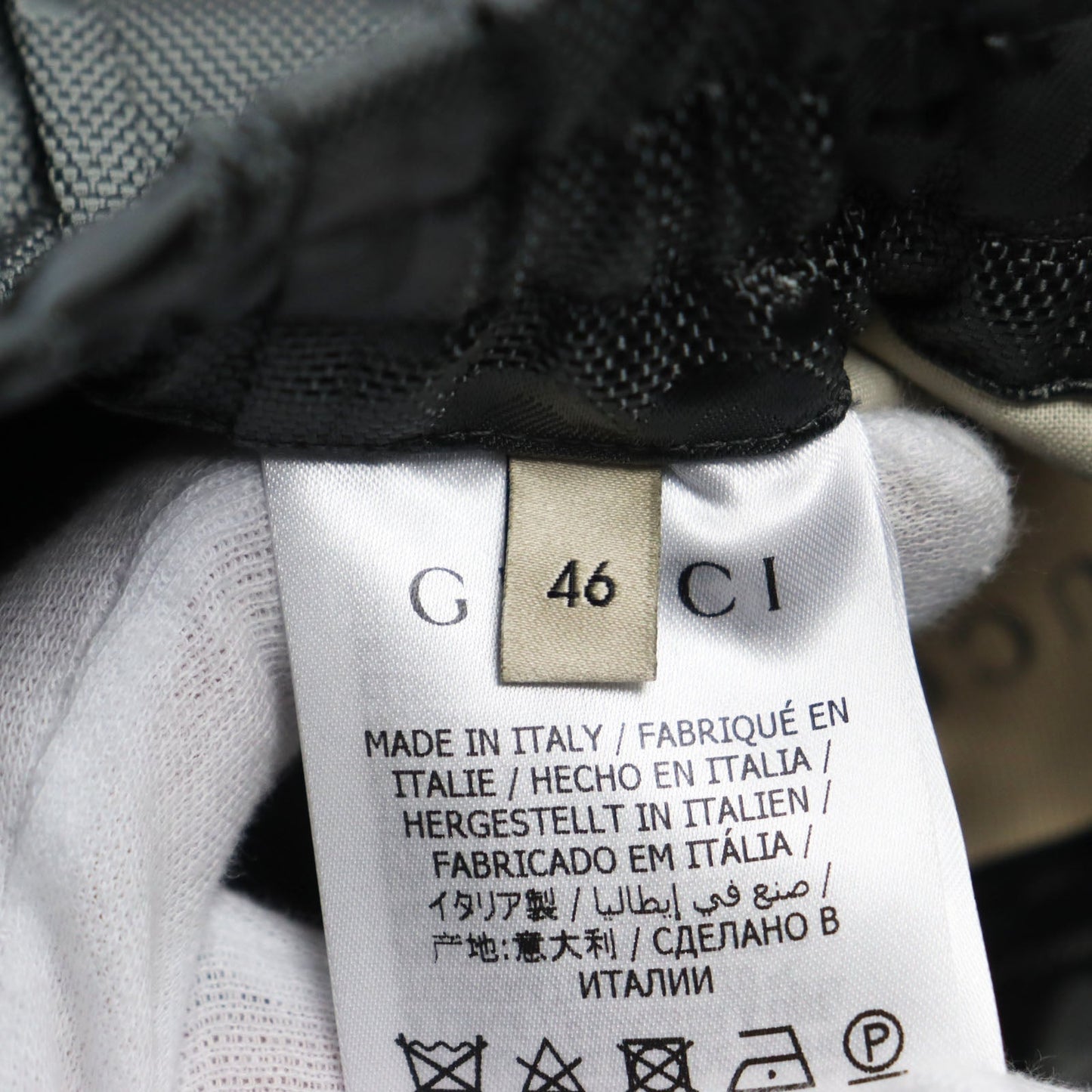 GUCCI Pants 656671 Nylon gray Off The Grid 46