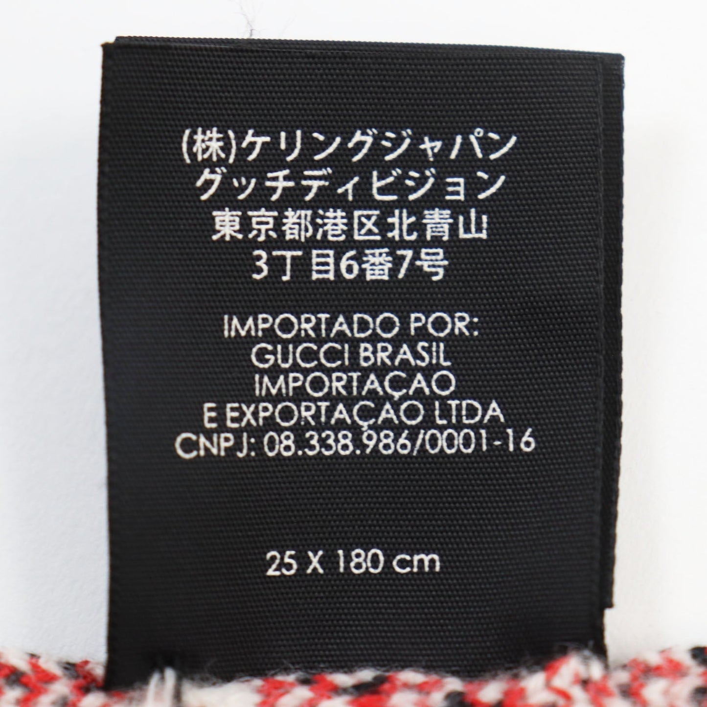 GUCCI Scarf Main: 64% cotton, Main: 36% wool Black type mens Used